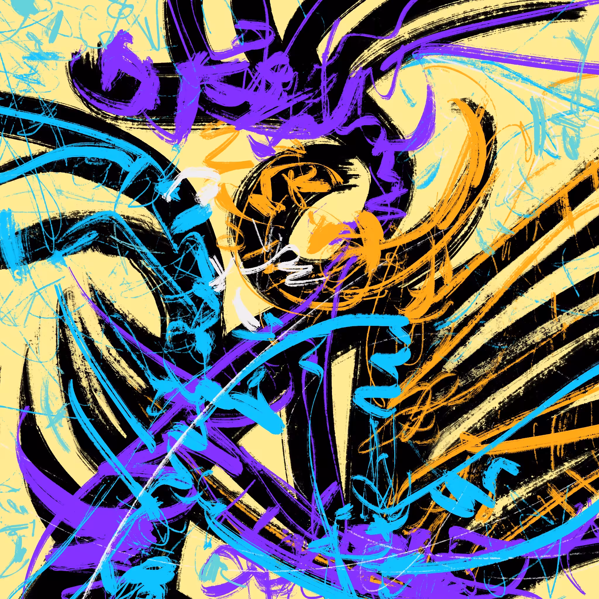 Abstract roadrunner