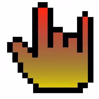 Rock Hand Cursor
