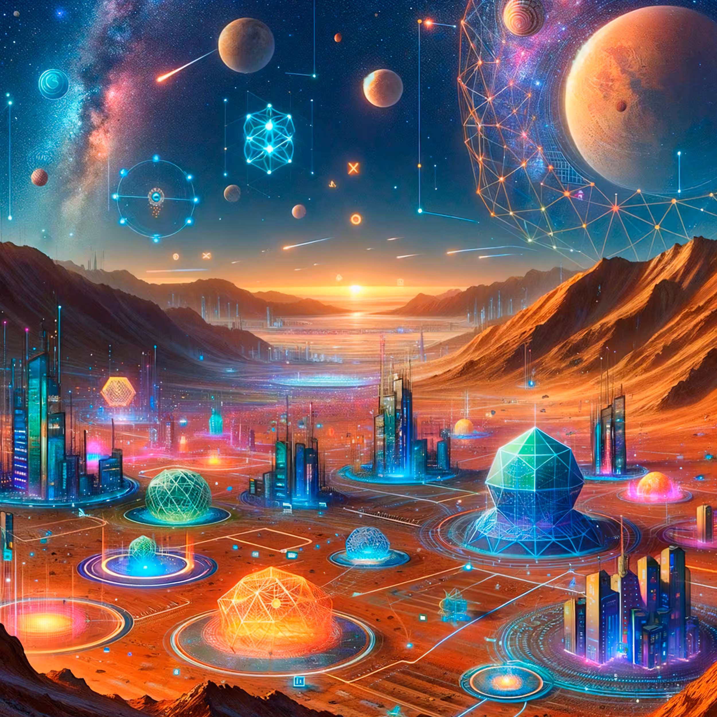 Geometric Mars - The Augmented Oasis