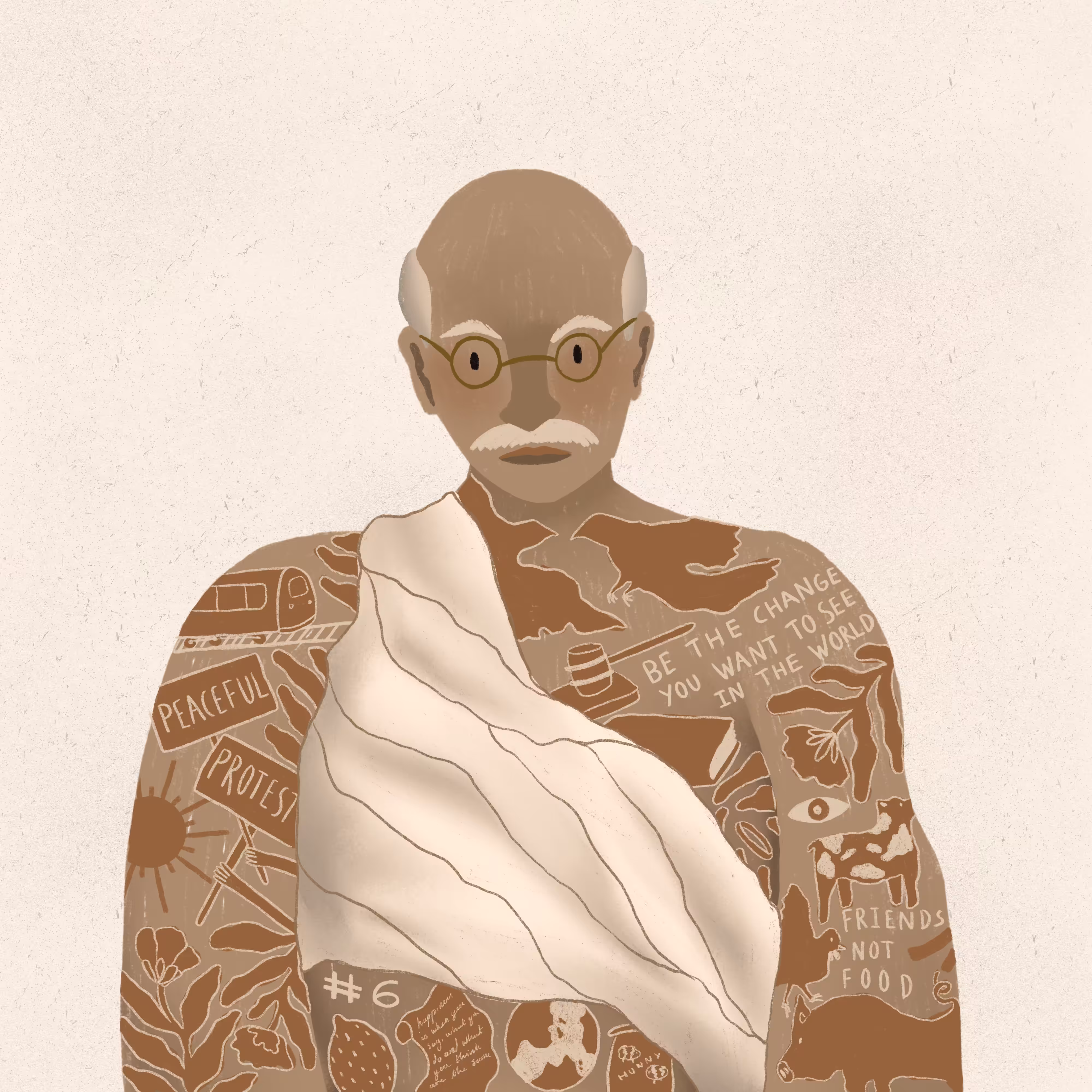 #6 Mahatma Gandhi
