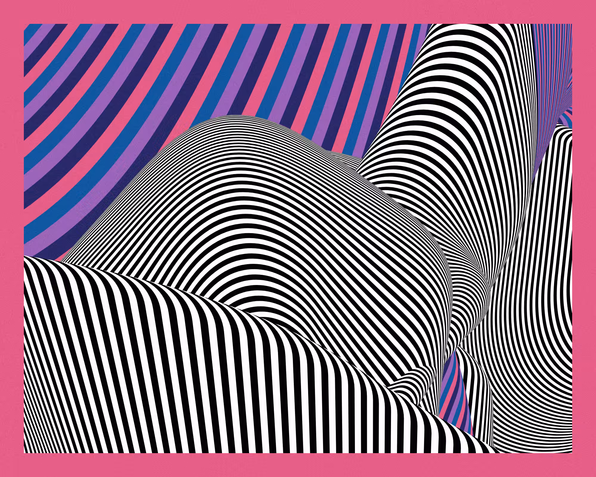 Alternating bands of color #68