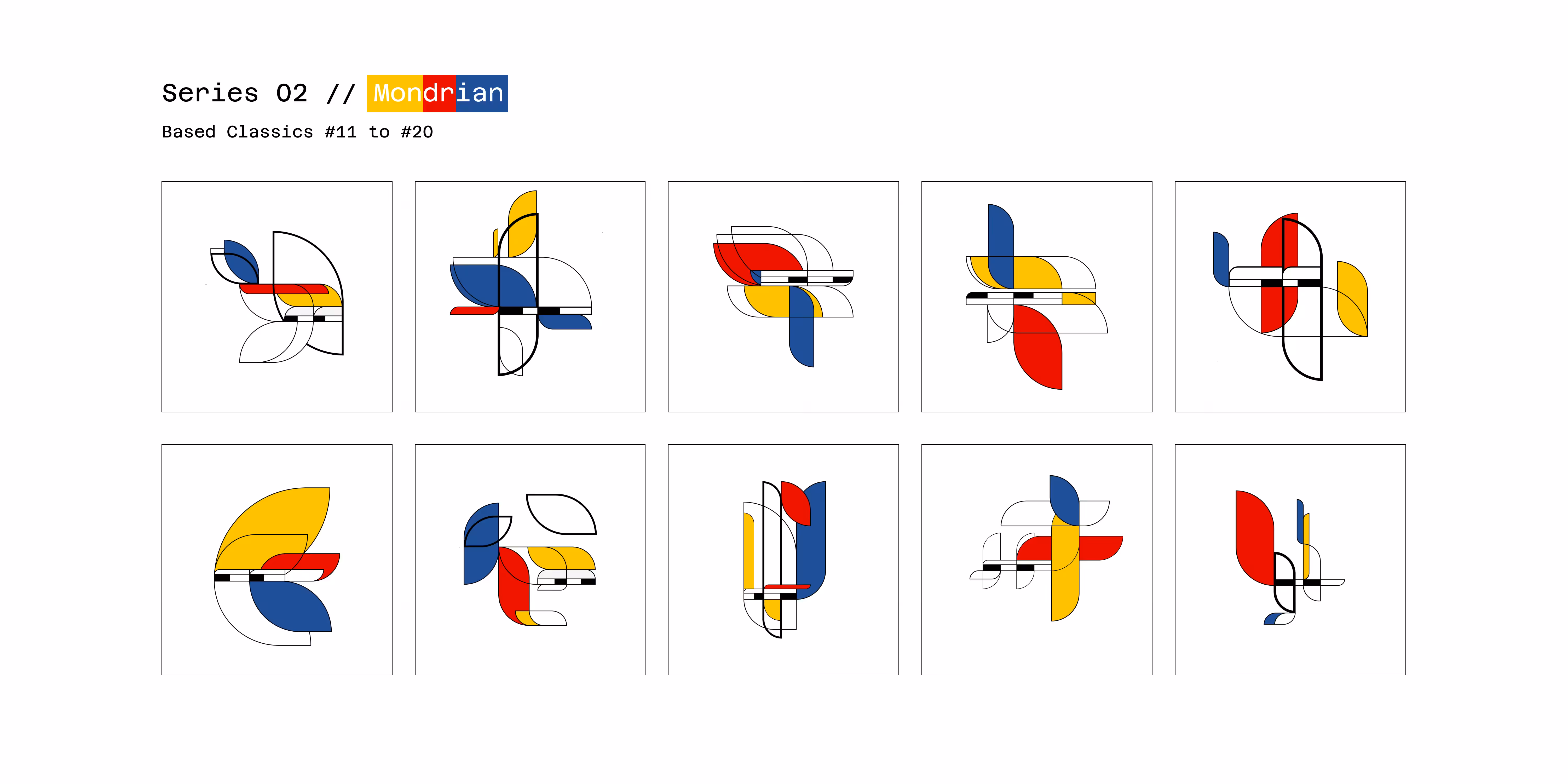 Series 02: Mondrian