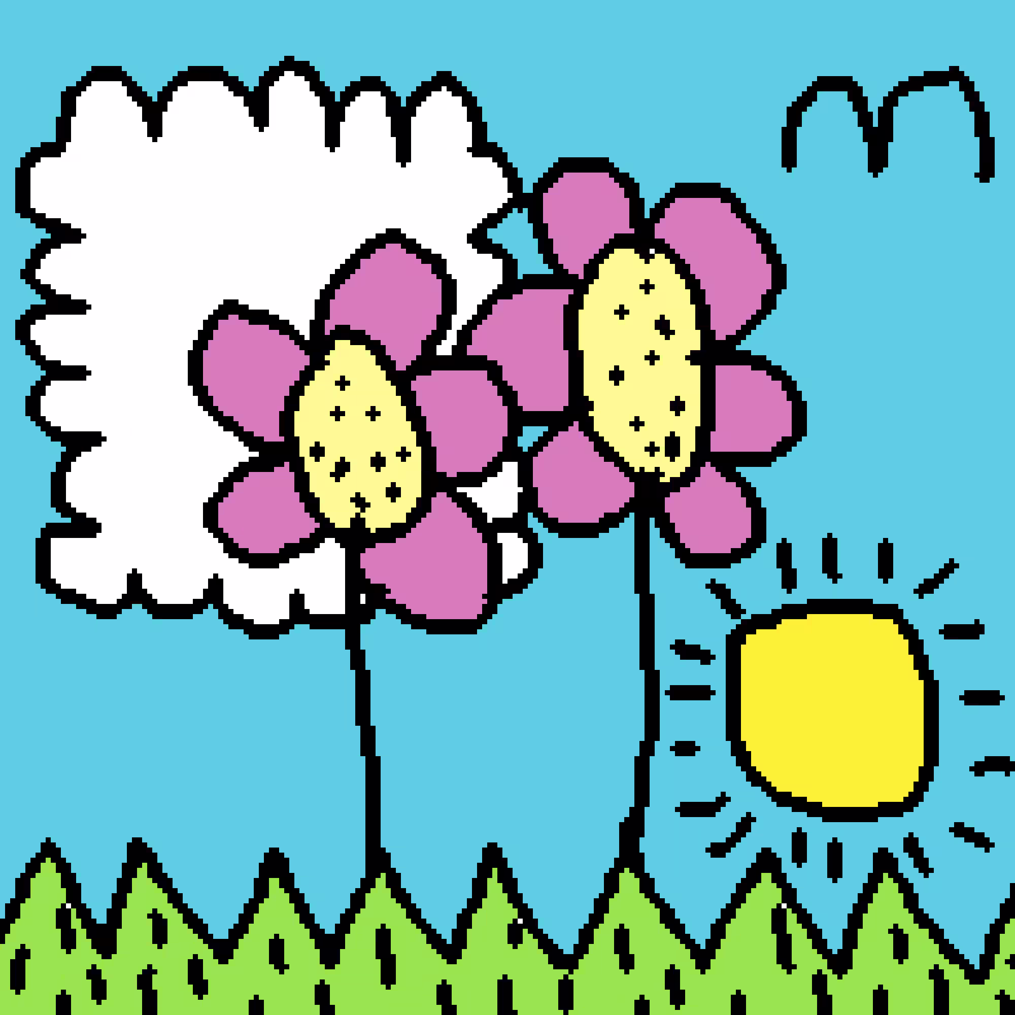 Two little flowers