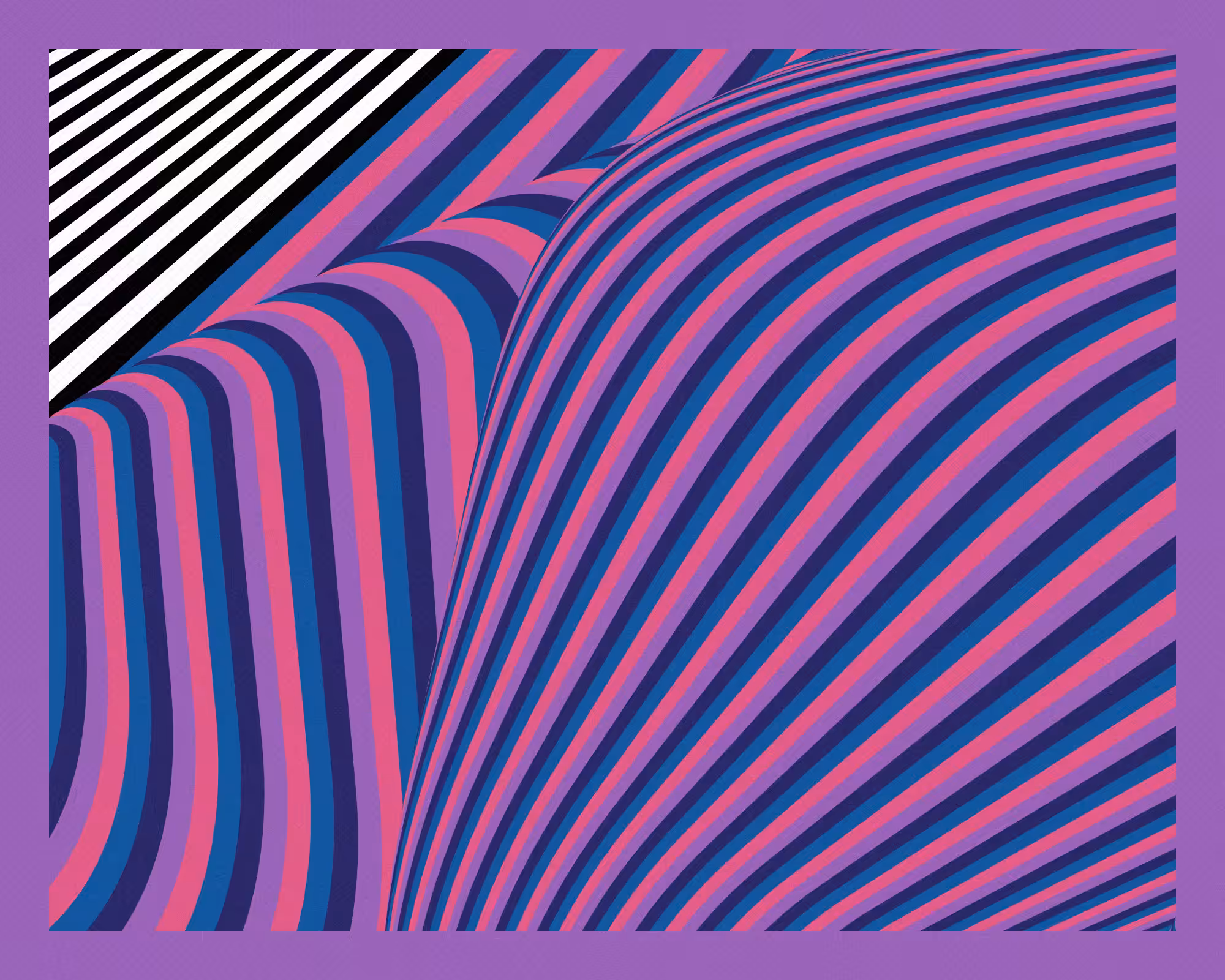 Alternating bands of color #123