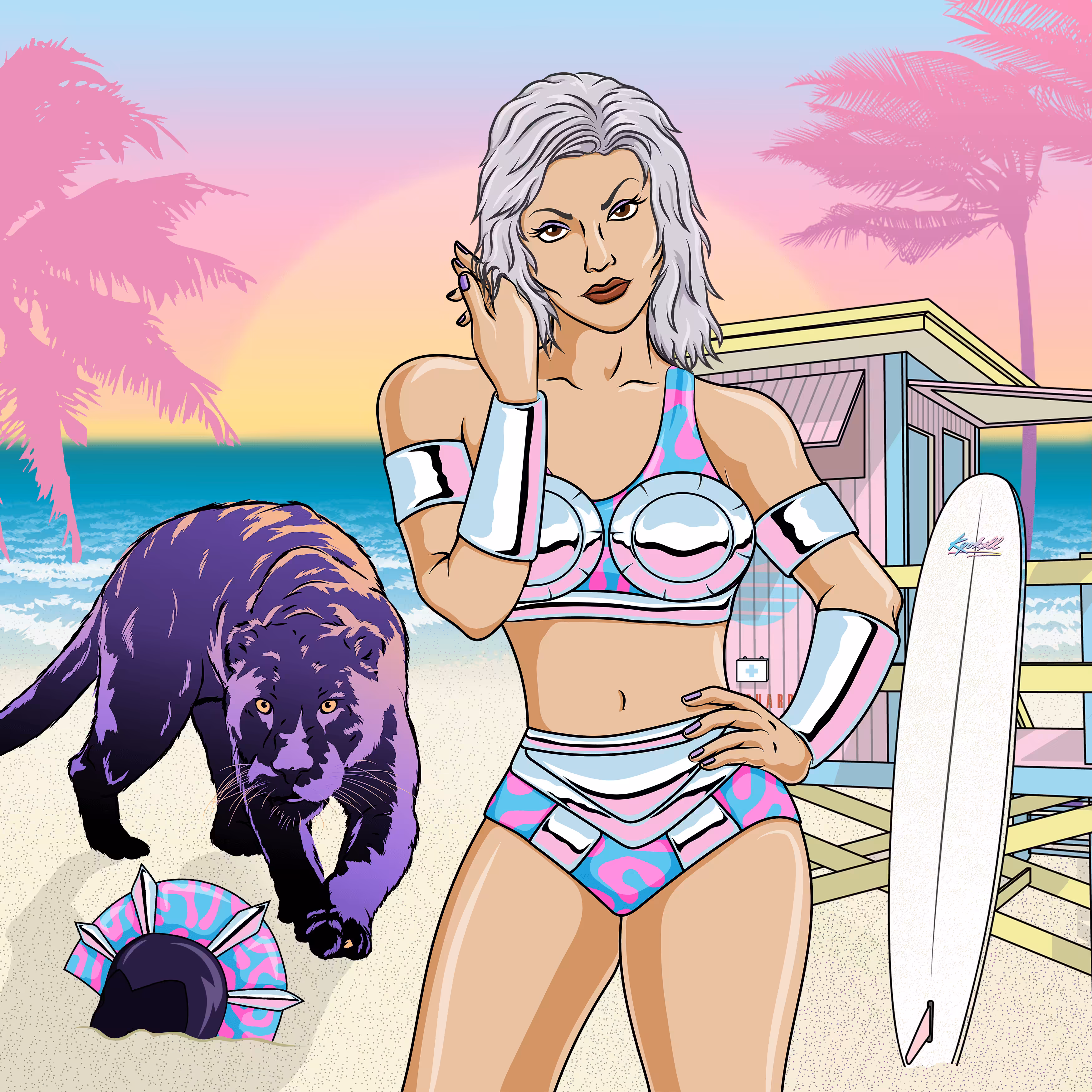 Evillin’ at the Beach