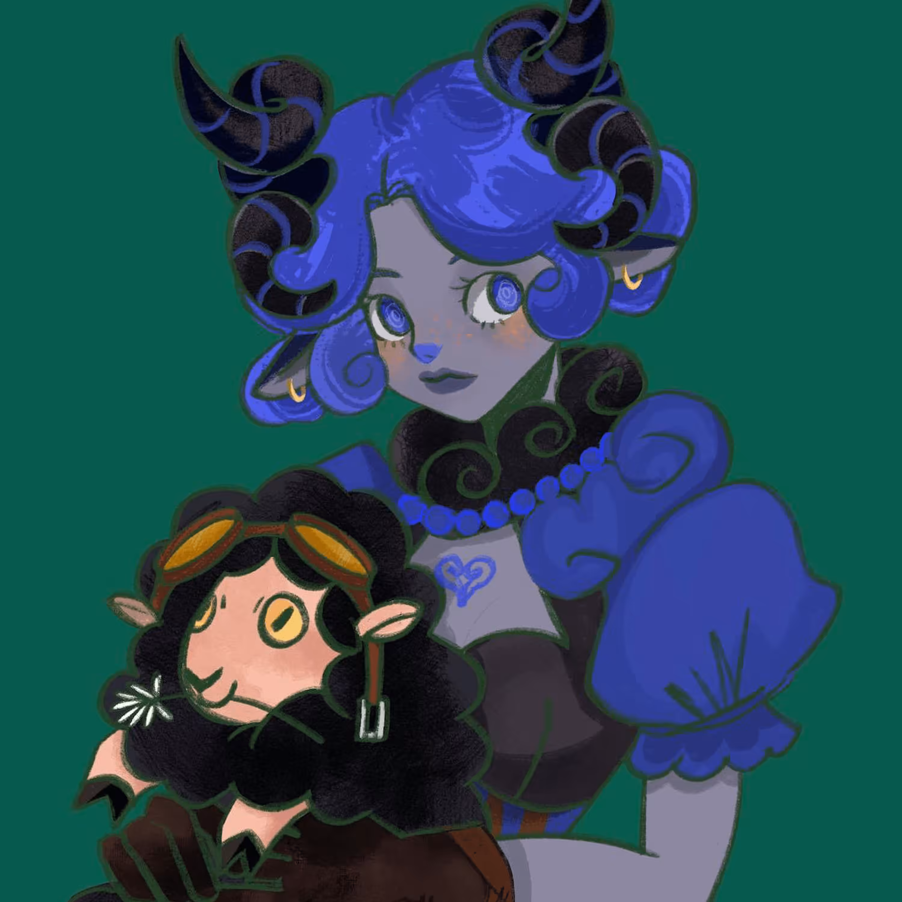 BLACK SHEEP GIRL [MONBEASTS X HER_STEAMPUNK]