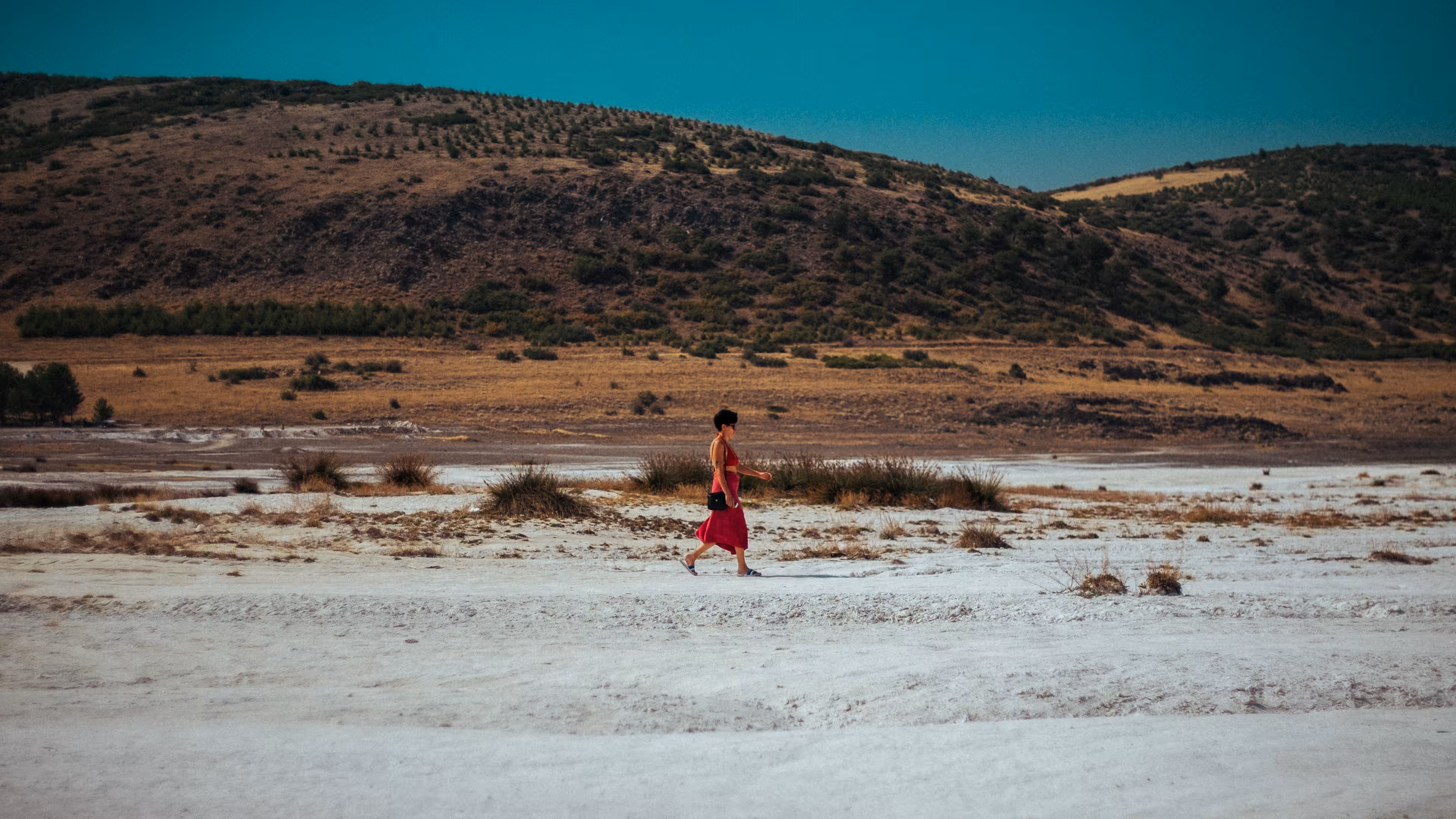 distant red