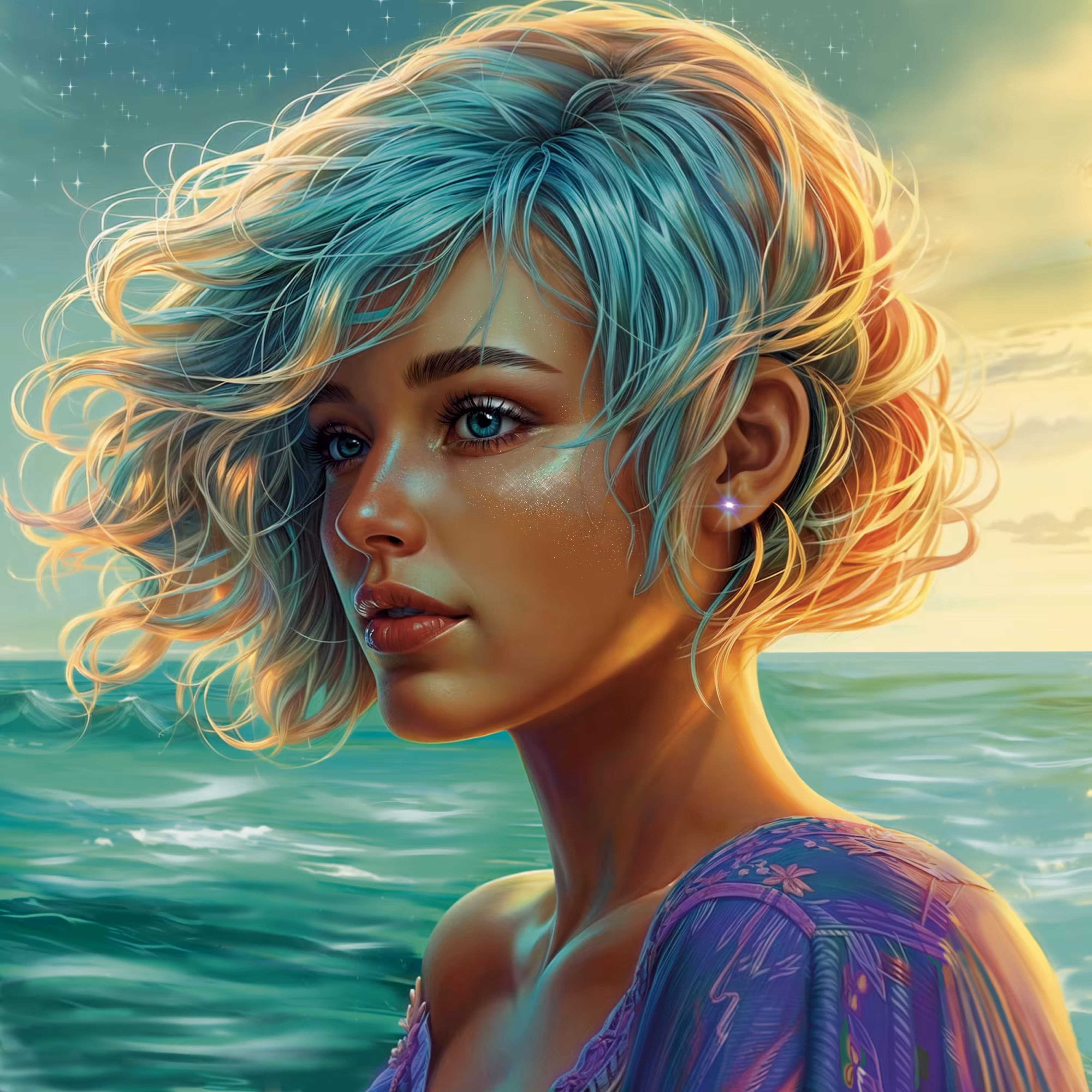 Dreams about the Sea (QueenGlitchAI)