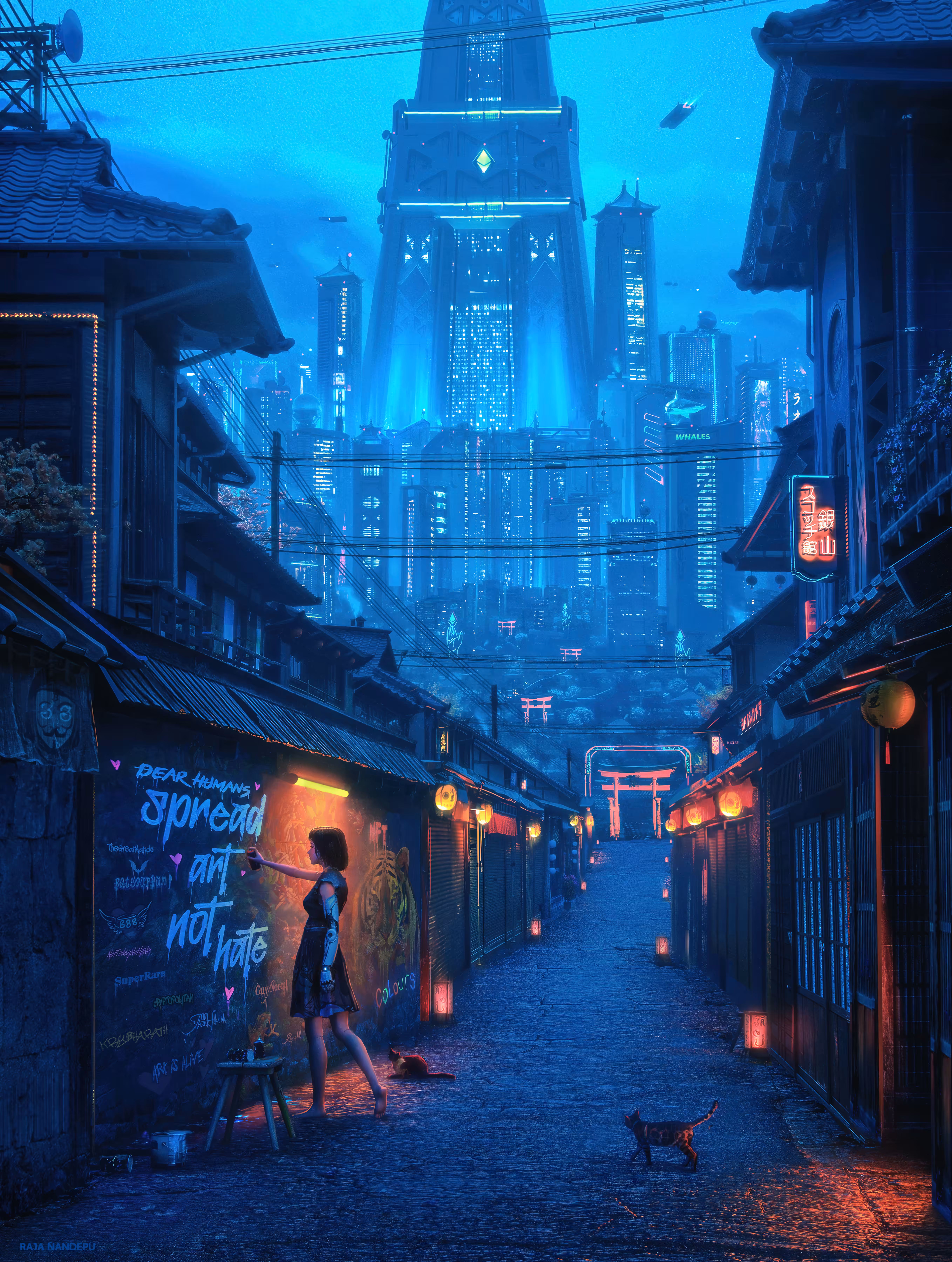 Canvas of Life - Blue