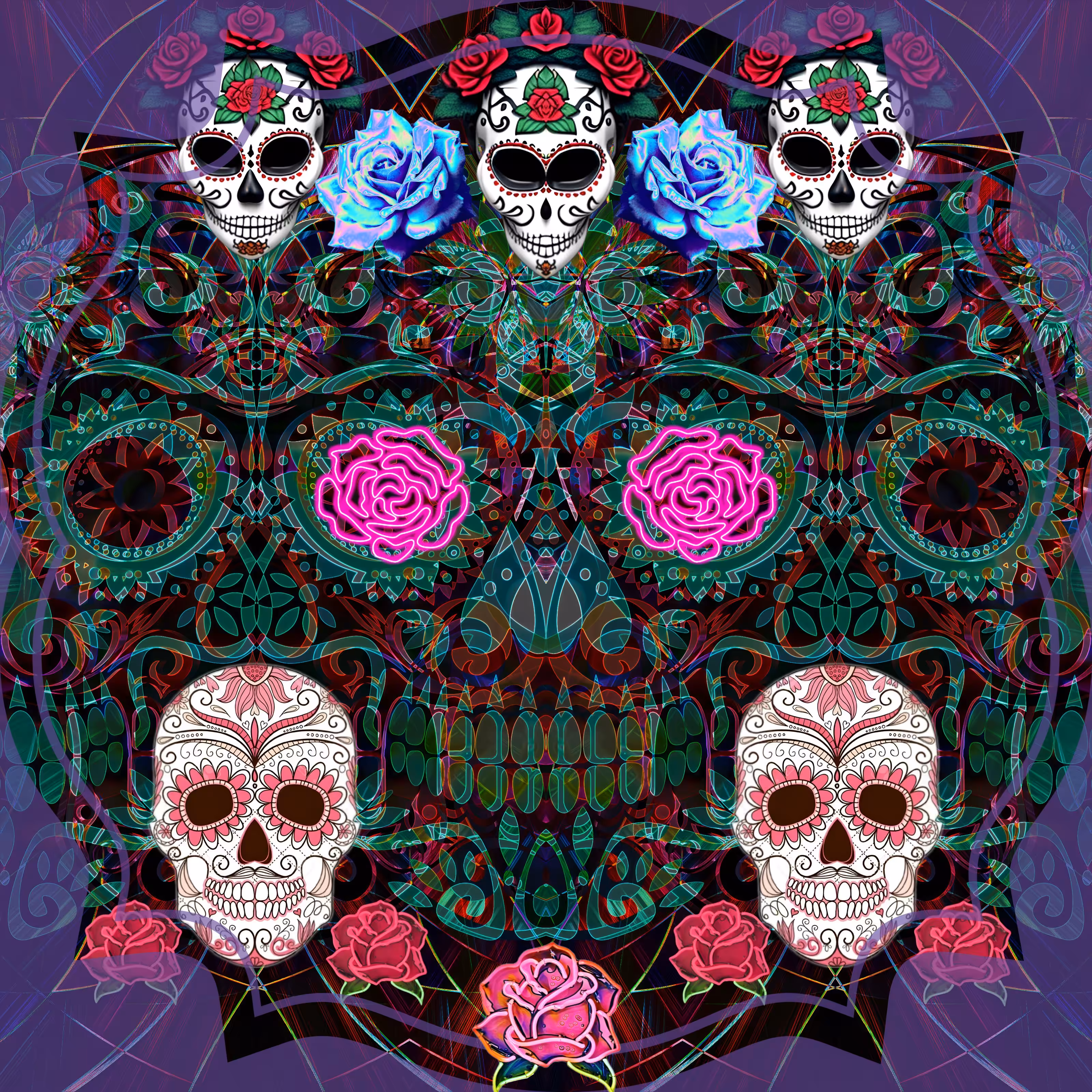 "Echoes of Dia de los Muertos" - ALESHA BULLOCK