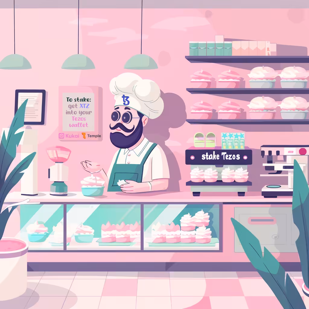 Stake and bake Tezos