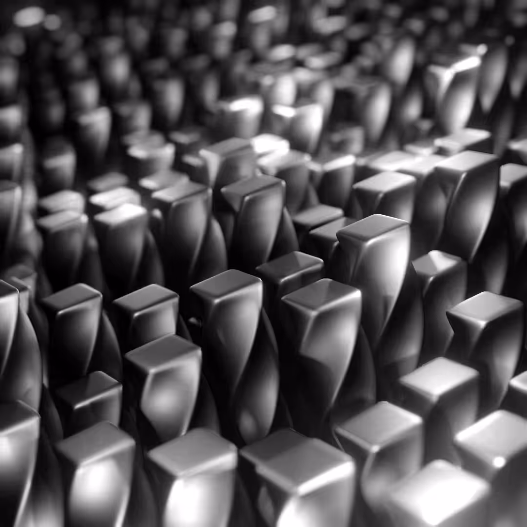 Monochrome Cylinders motion 