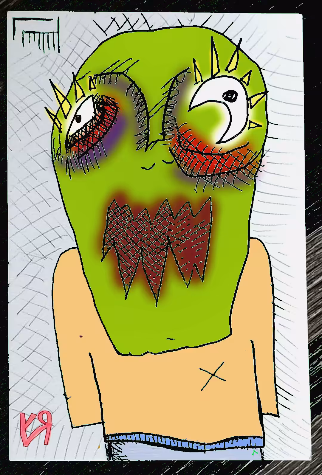 "Beat Up Zombie" by Richard F. Yates (Holy Fool)