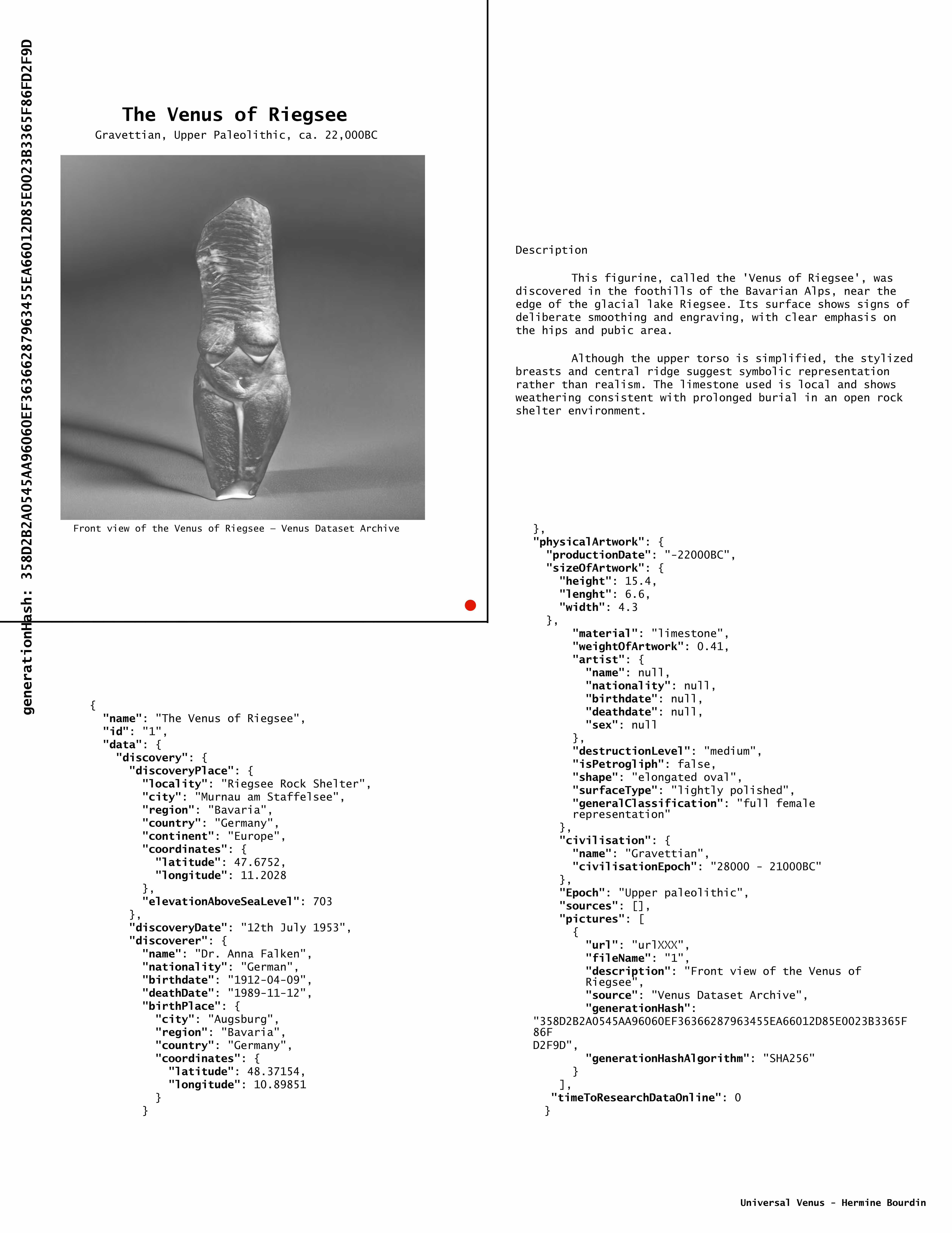 Universal Venus by Hermine Bourdin