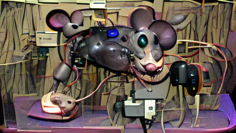 Animatronic mouse (pixray_genesis)