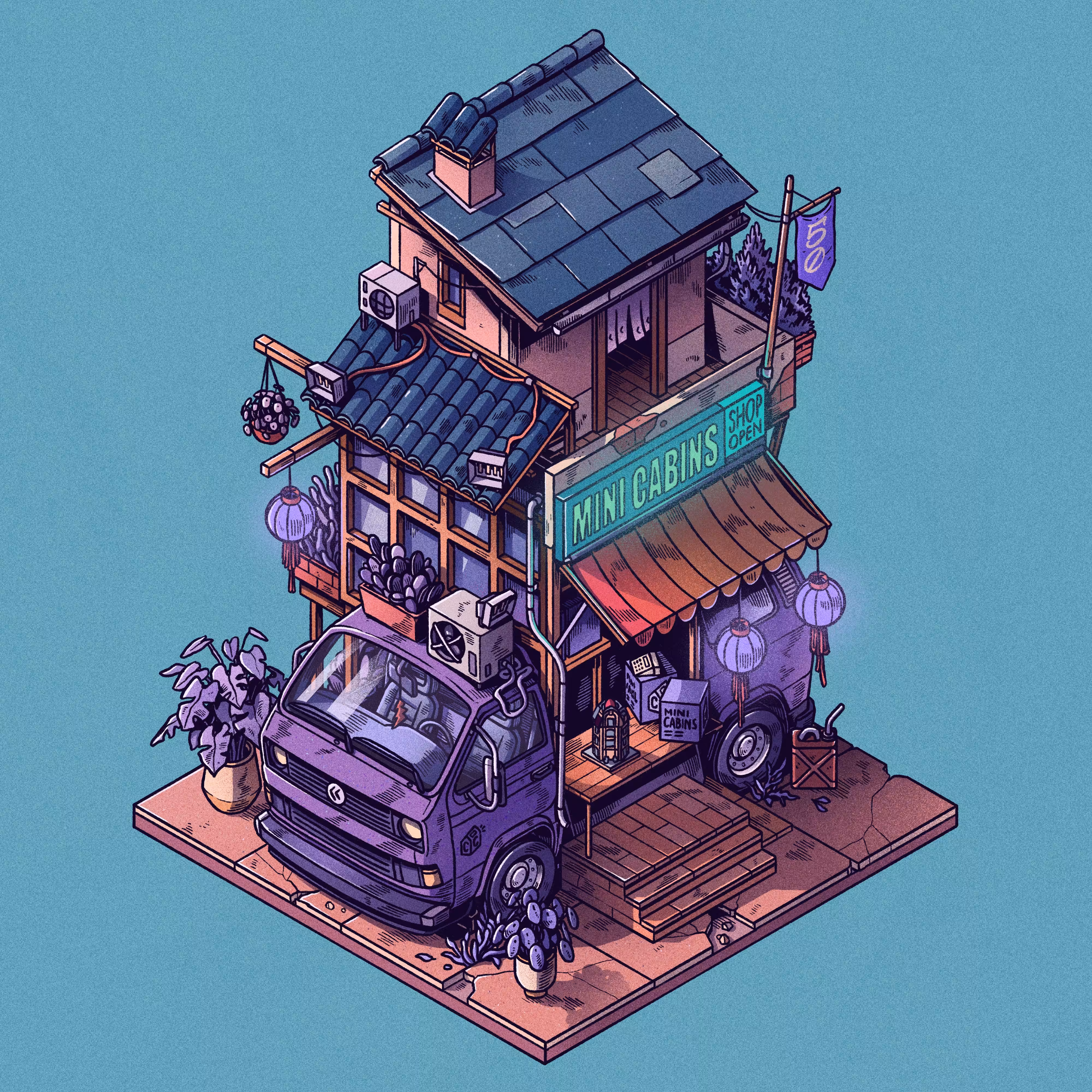 Curious Cabins #50: Caravan #790