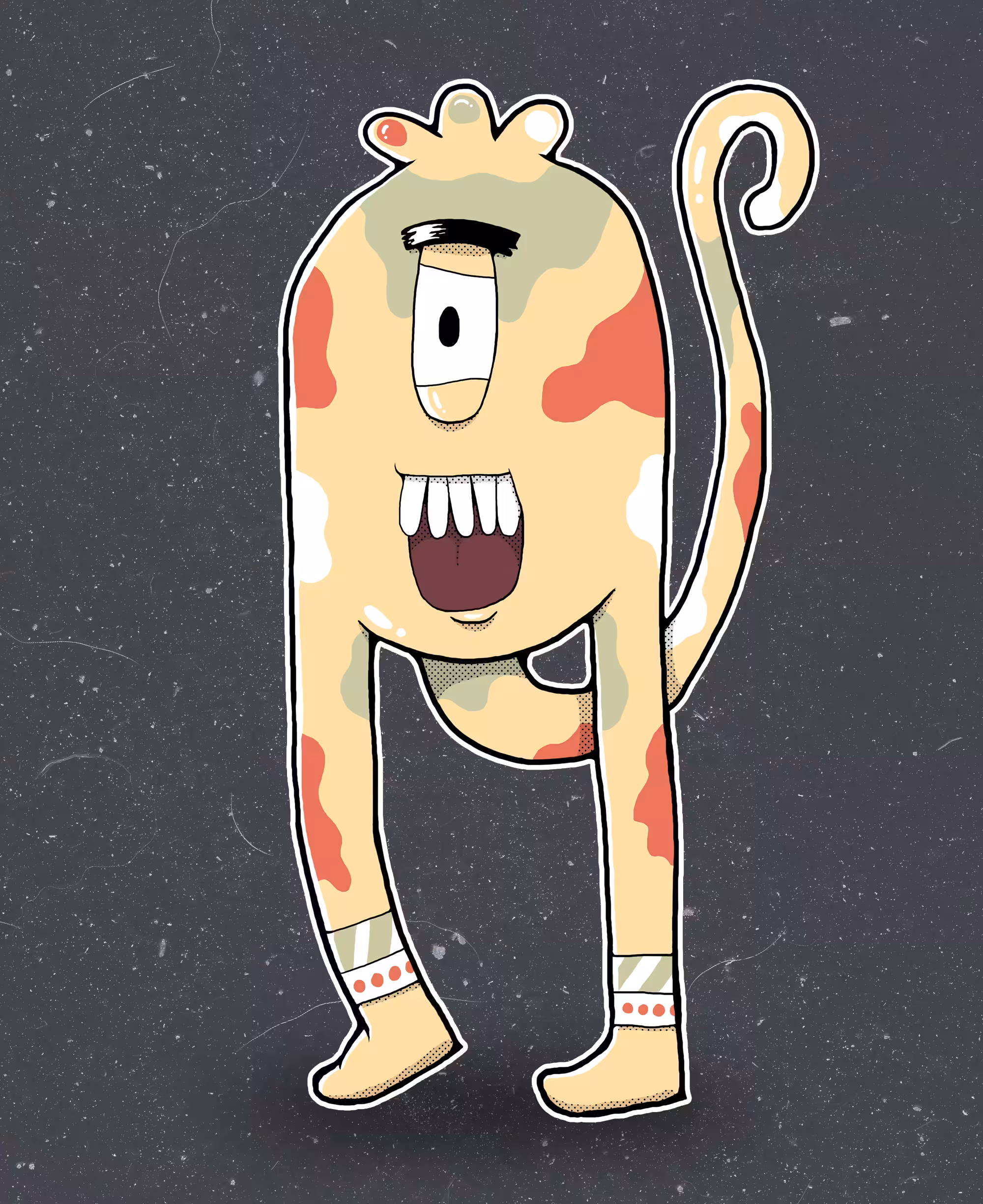 Doodle Handless Monster #02