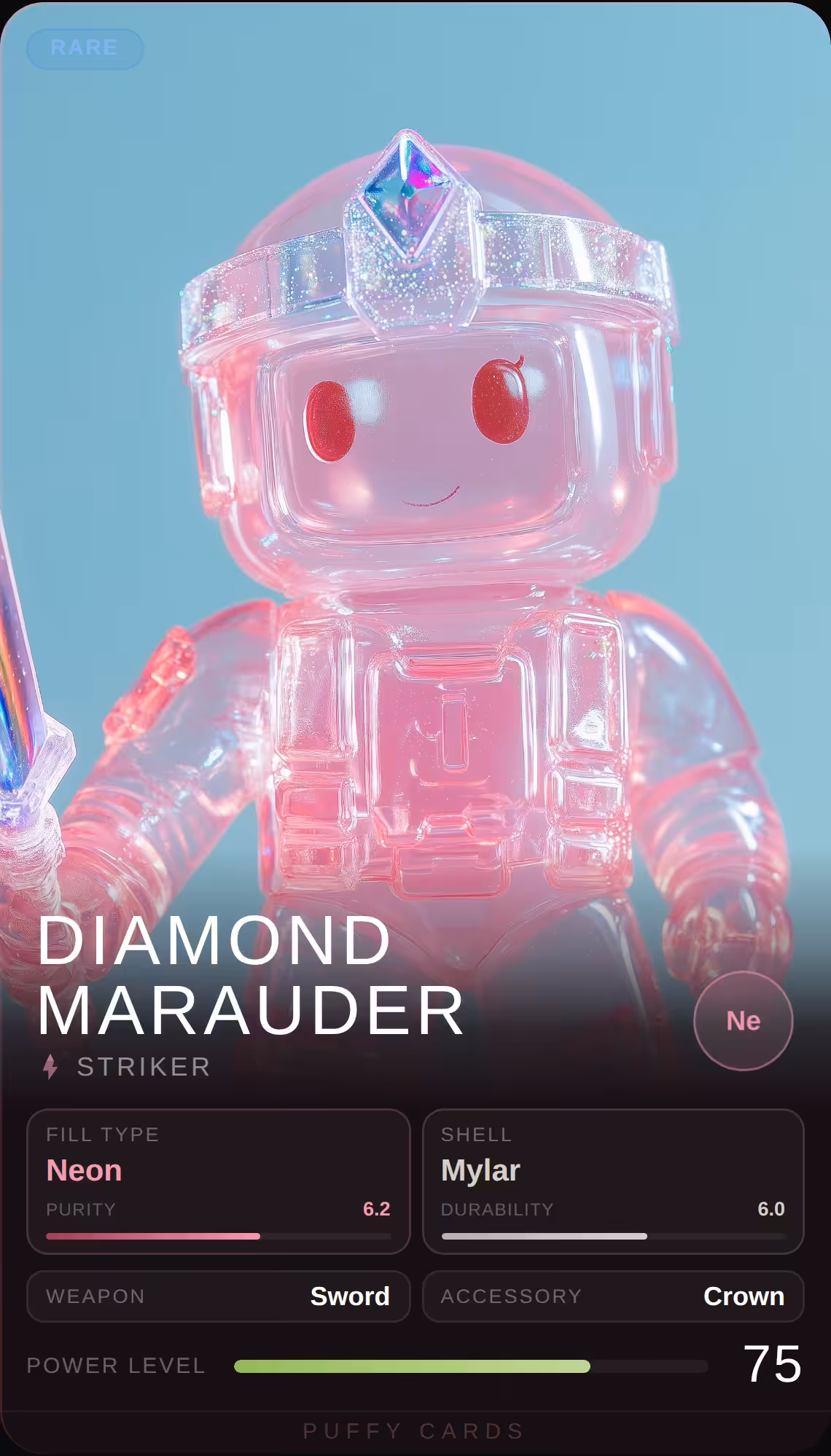 Puffy Cards: Diamond Marauder