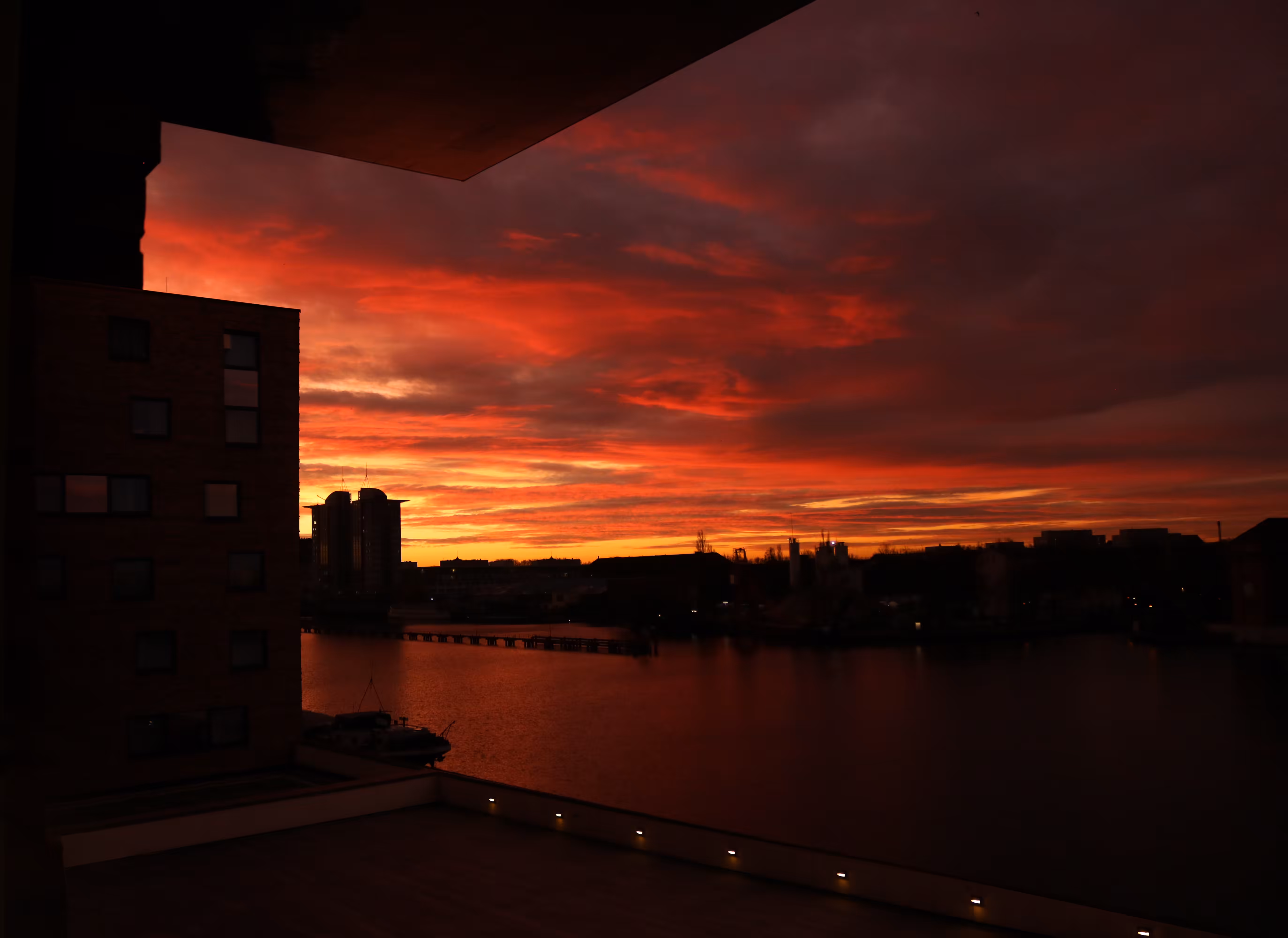 Sunset over the River Spree, Berlin