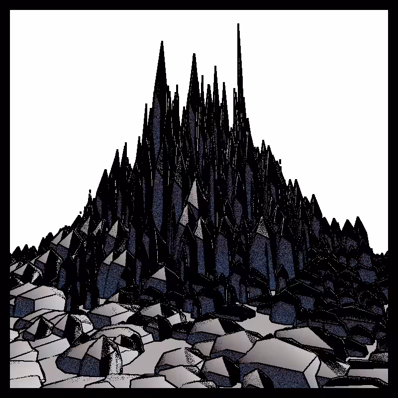 Crystal forest #25