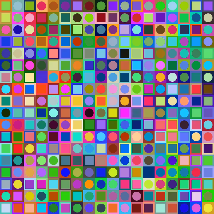 Square Dot Composition #102