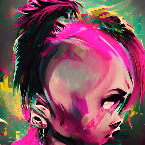 Scribbled Punk Funko
