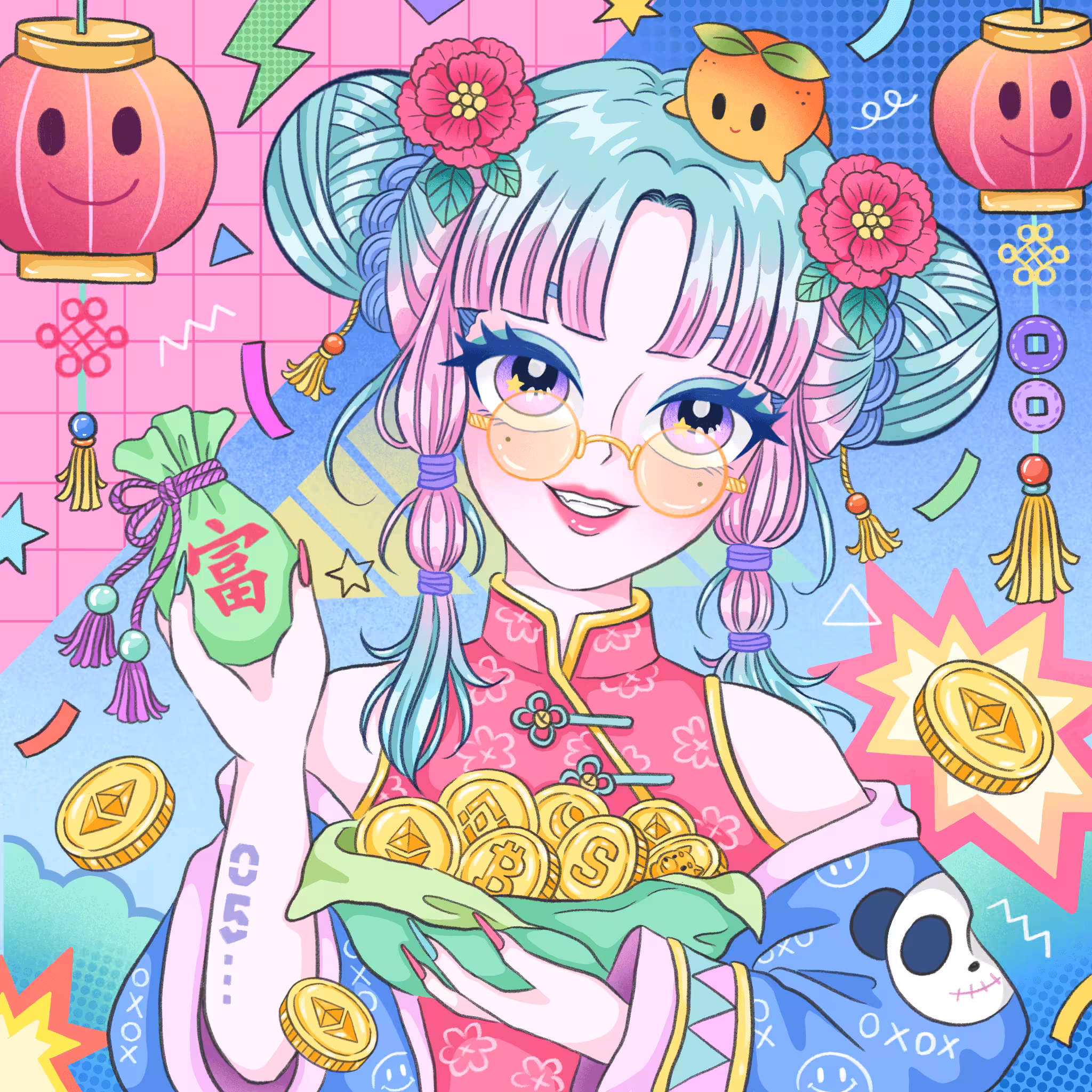 ANIME GIRL NO.05 Chinese New Year (RARE)
