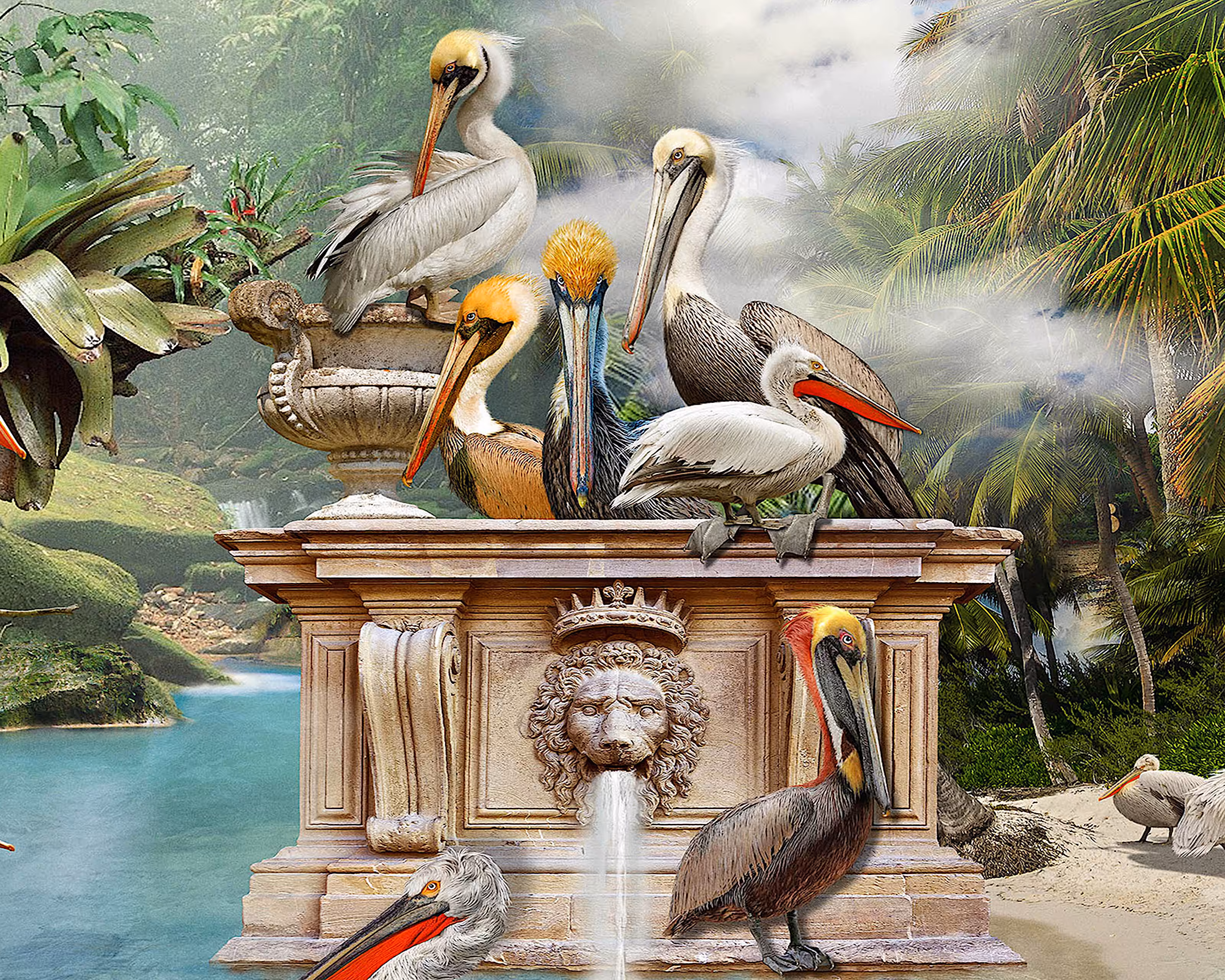 ADRIANA GLAVIANO - PELICAN PALACE CANVAS