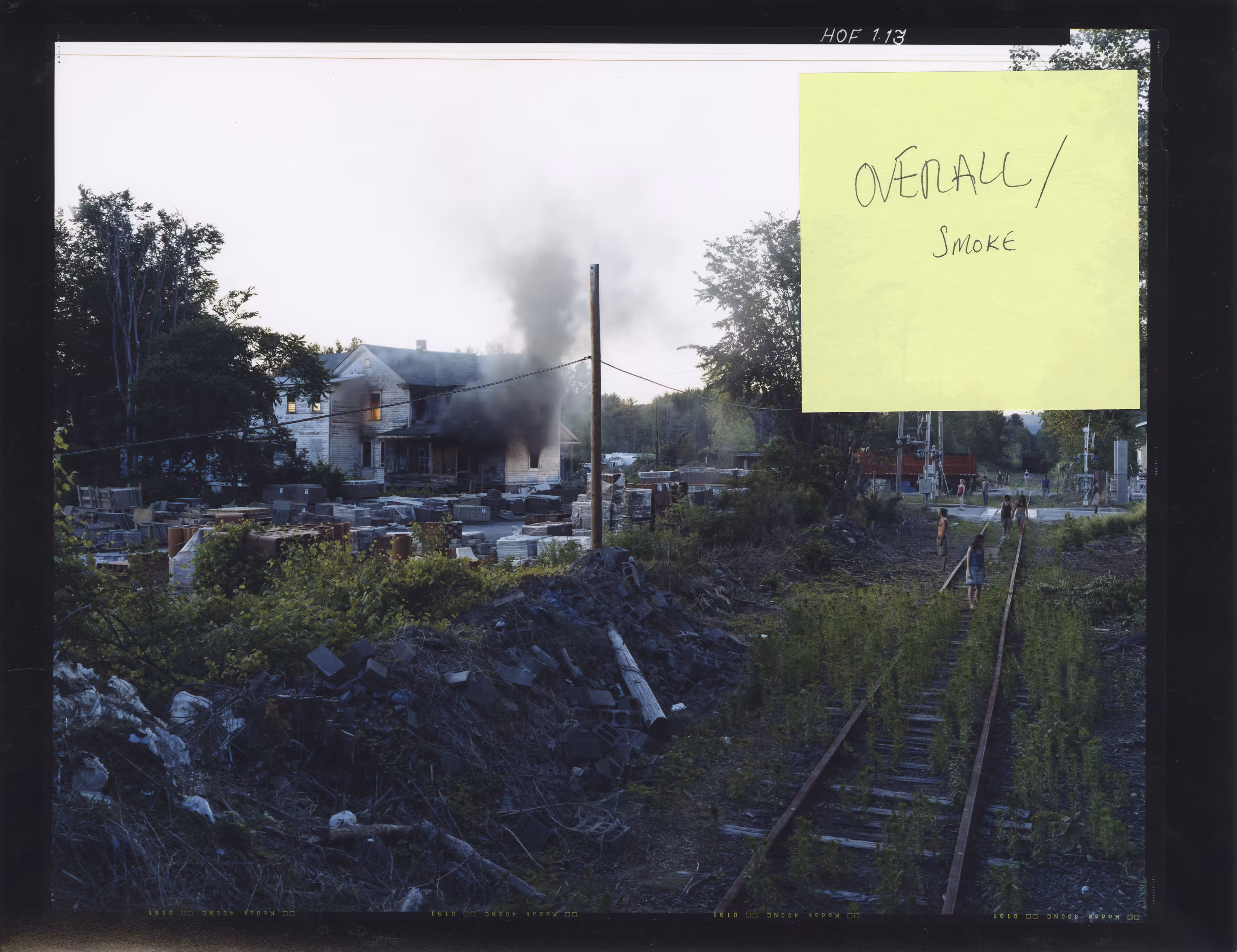 Beneath the Roses, 2003-2008 [House Fire Bundle] 8 x 10 Contact Print [No. 3]