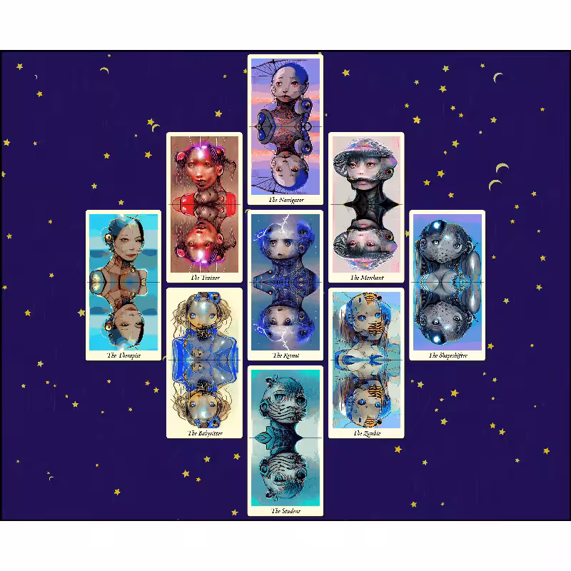 Reflexions - the fxhash tarot #10