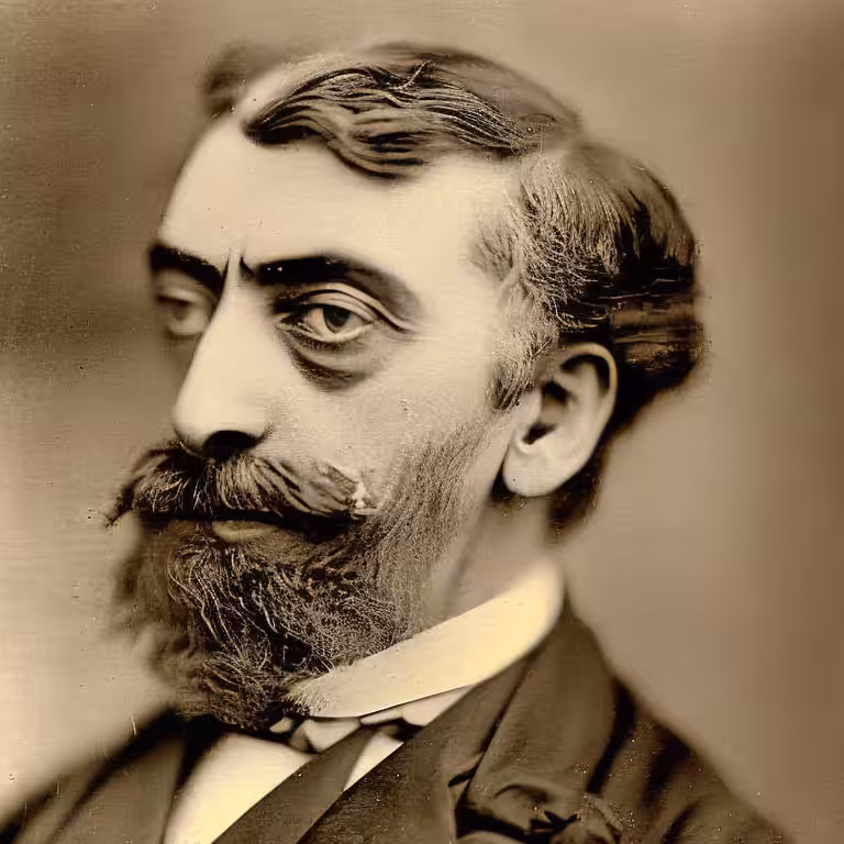 Portrait of Mallarmé by Nadar