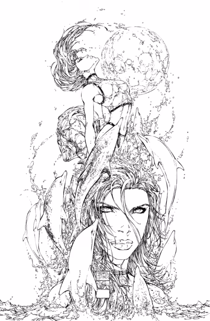 Michael Turner's Fathom Vol 1. Cover C - Reimagined Animated