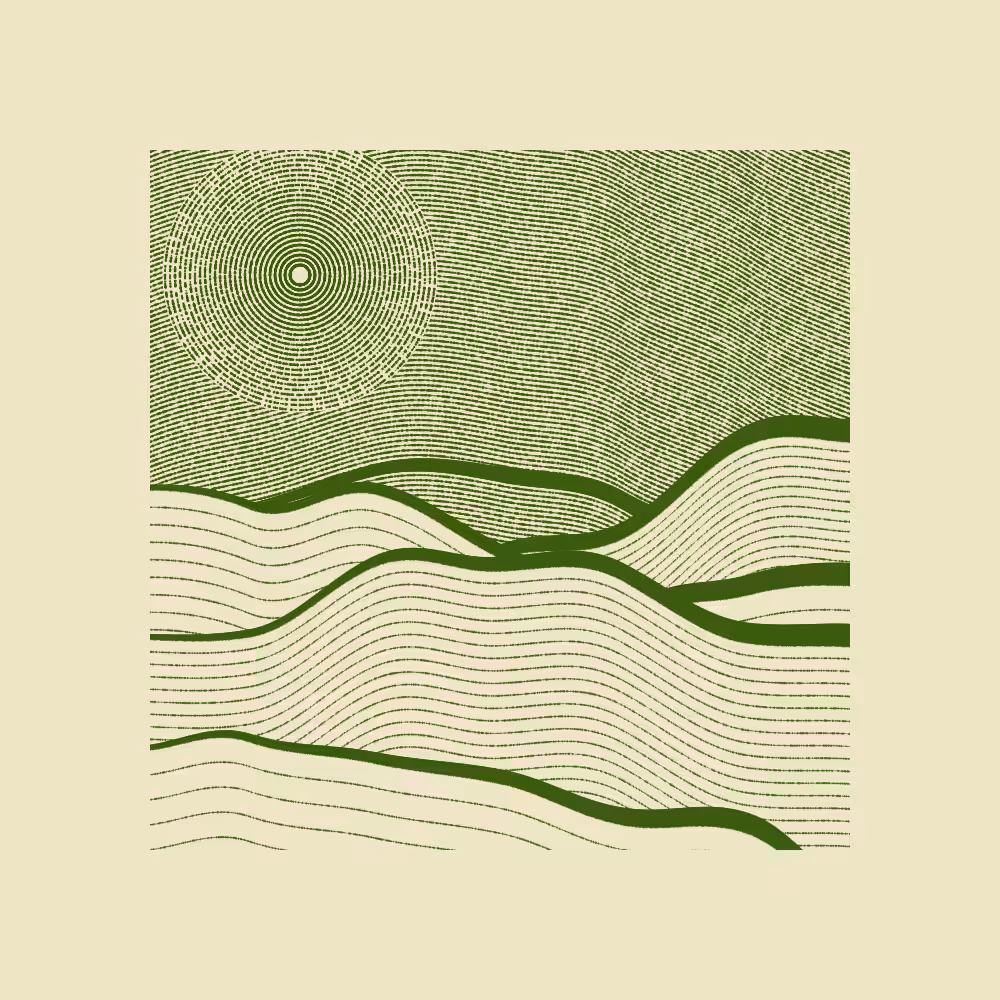 One color sketch #66