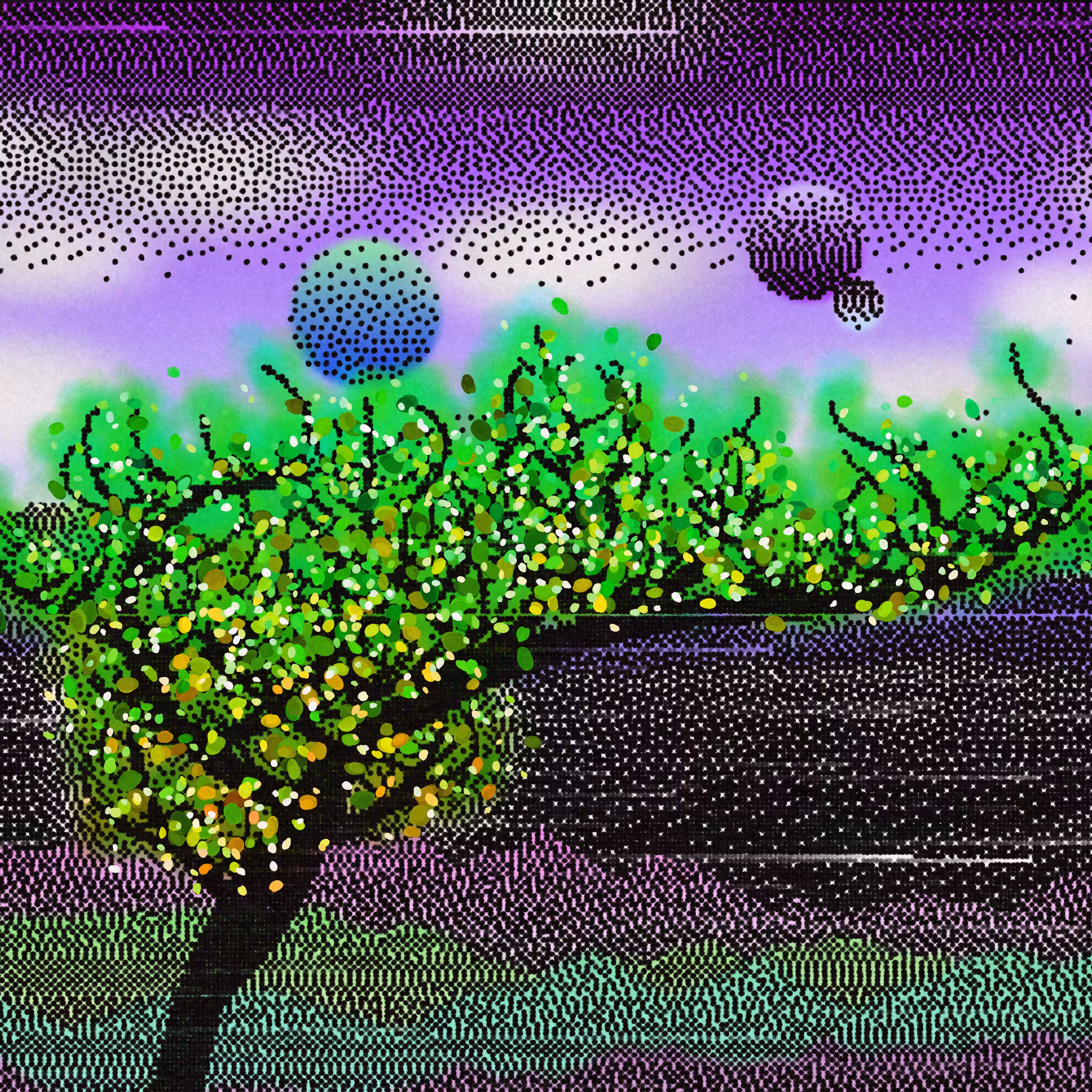 Dithered Branches #64