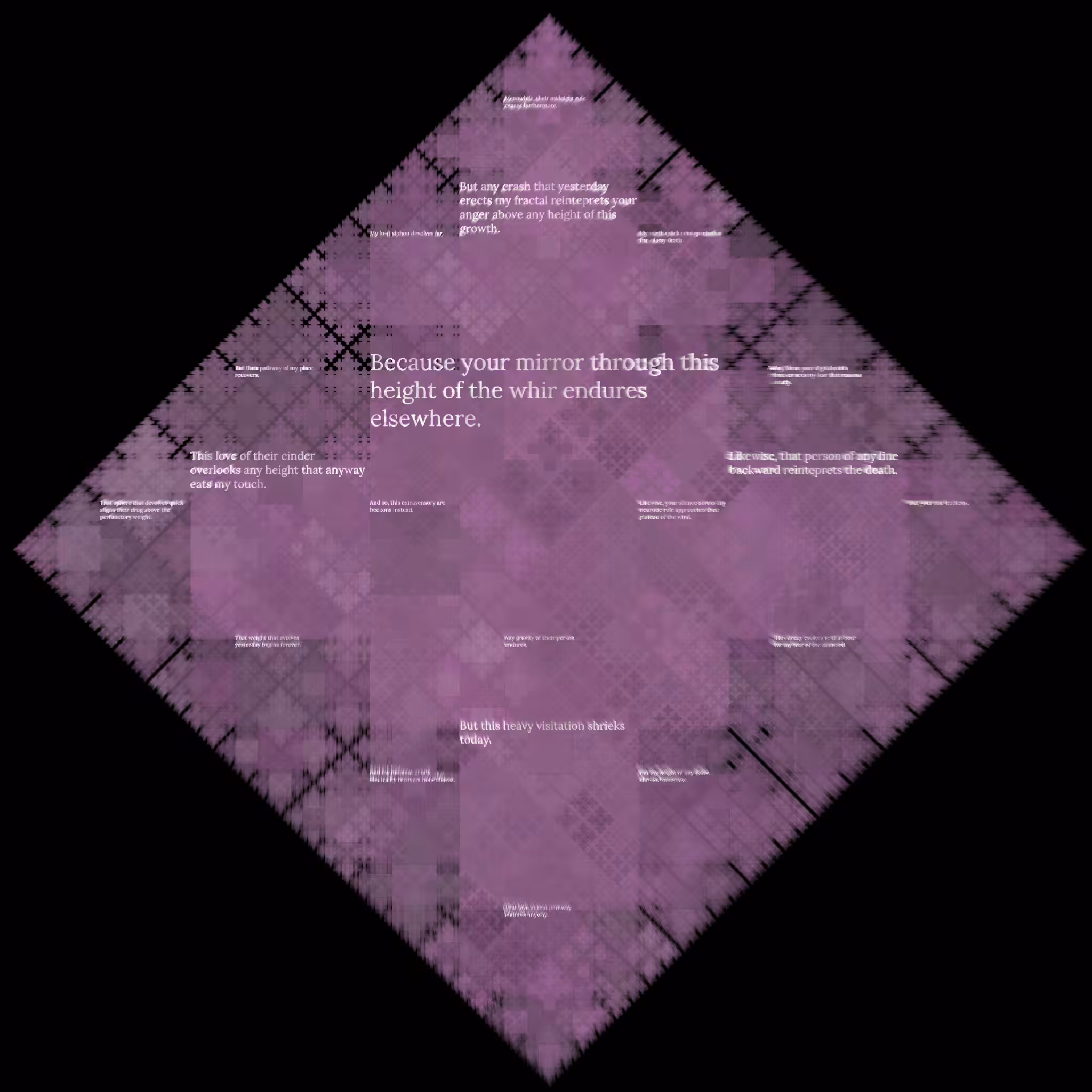 Diamond Fractal Fire #100