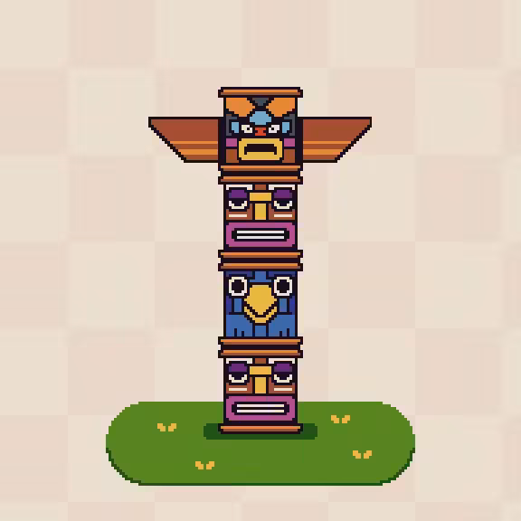 Tiki Totem #44