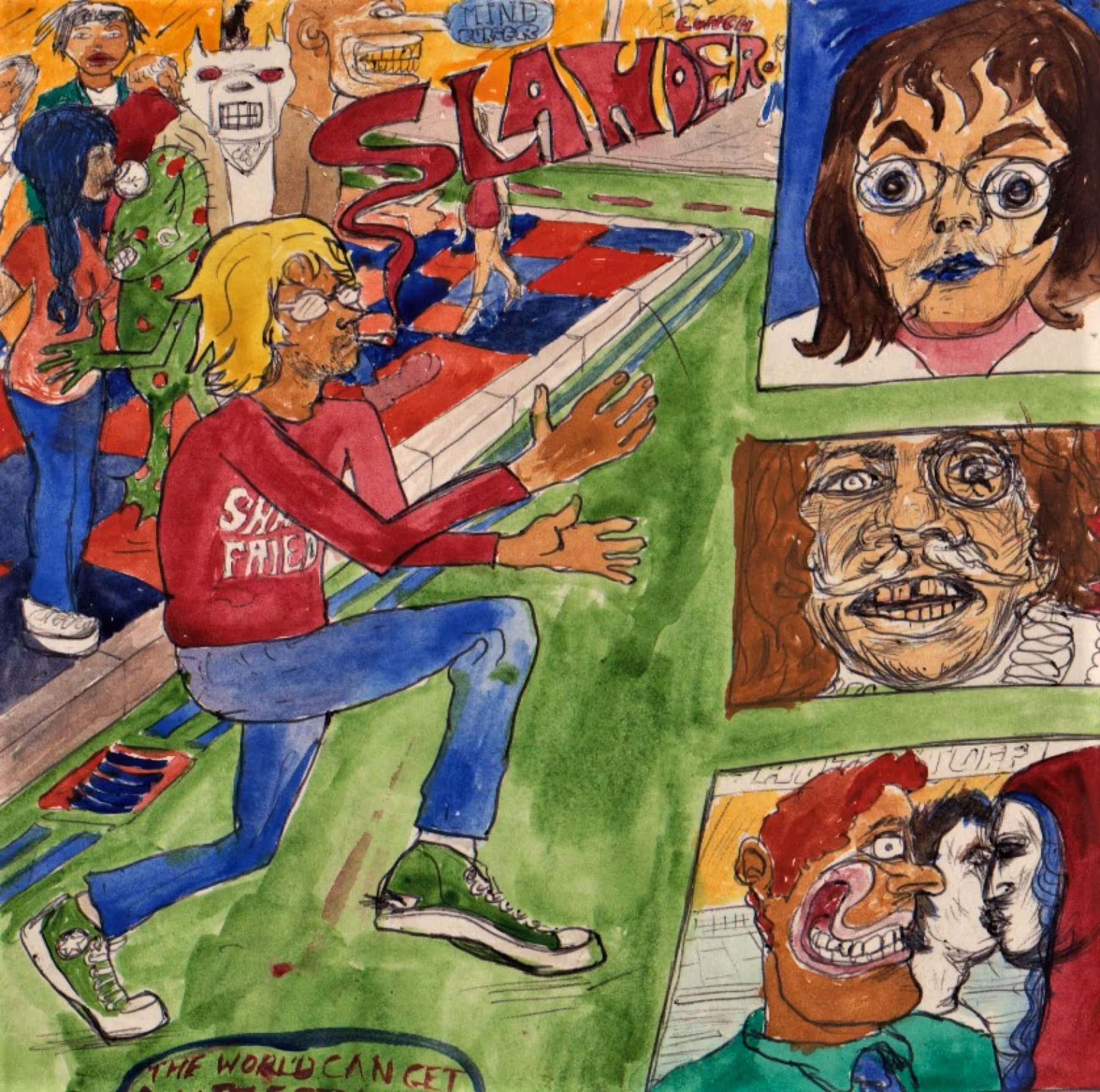 slander, comic cover from the late 1990s