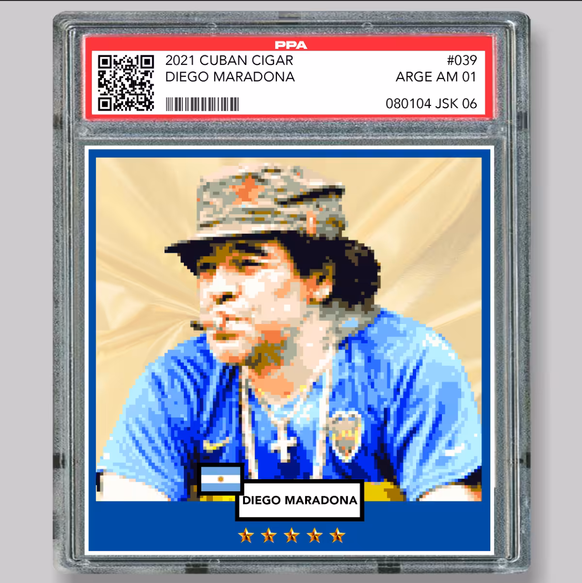 039 Diego Maradona, "Cuban cigar" @cryptocommunis6