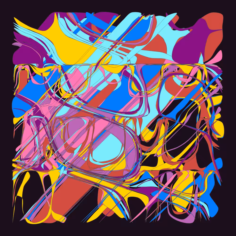 Geometric colorful shapes 3 #7