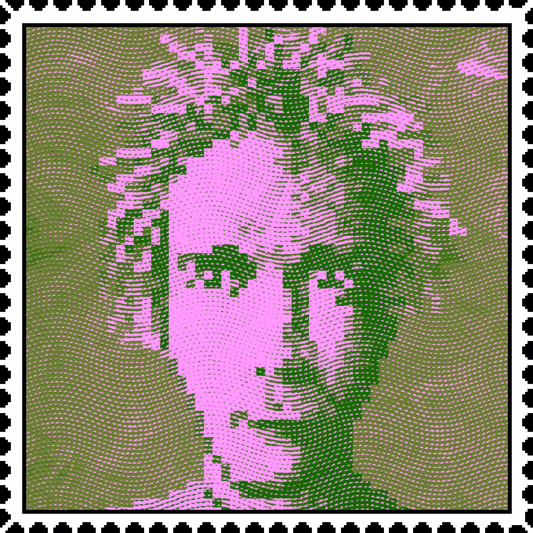  Johnny Rotten caricature stamp