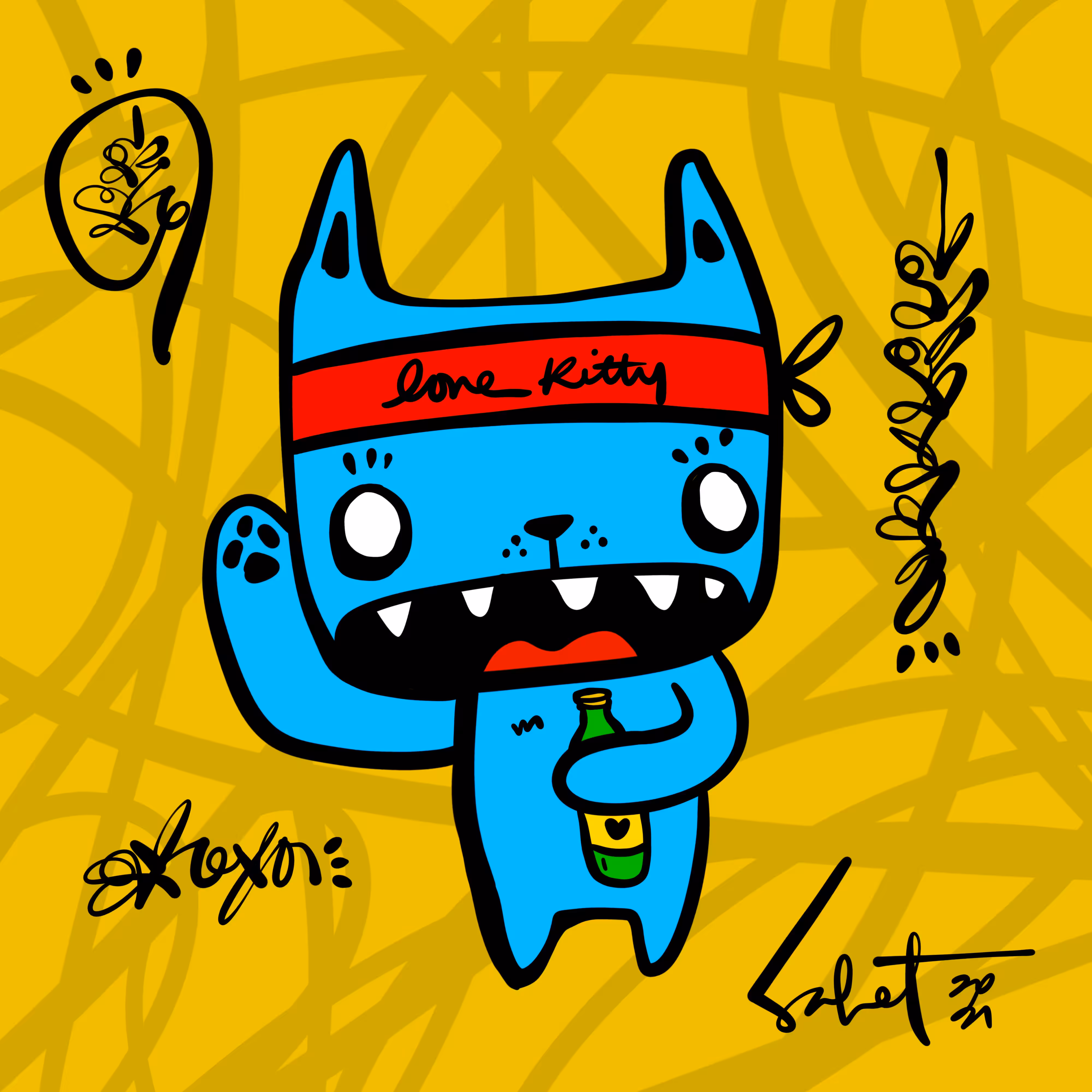 Ugly Kitties by Sabet #135