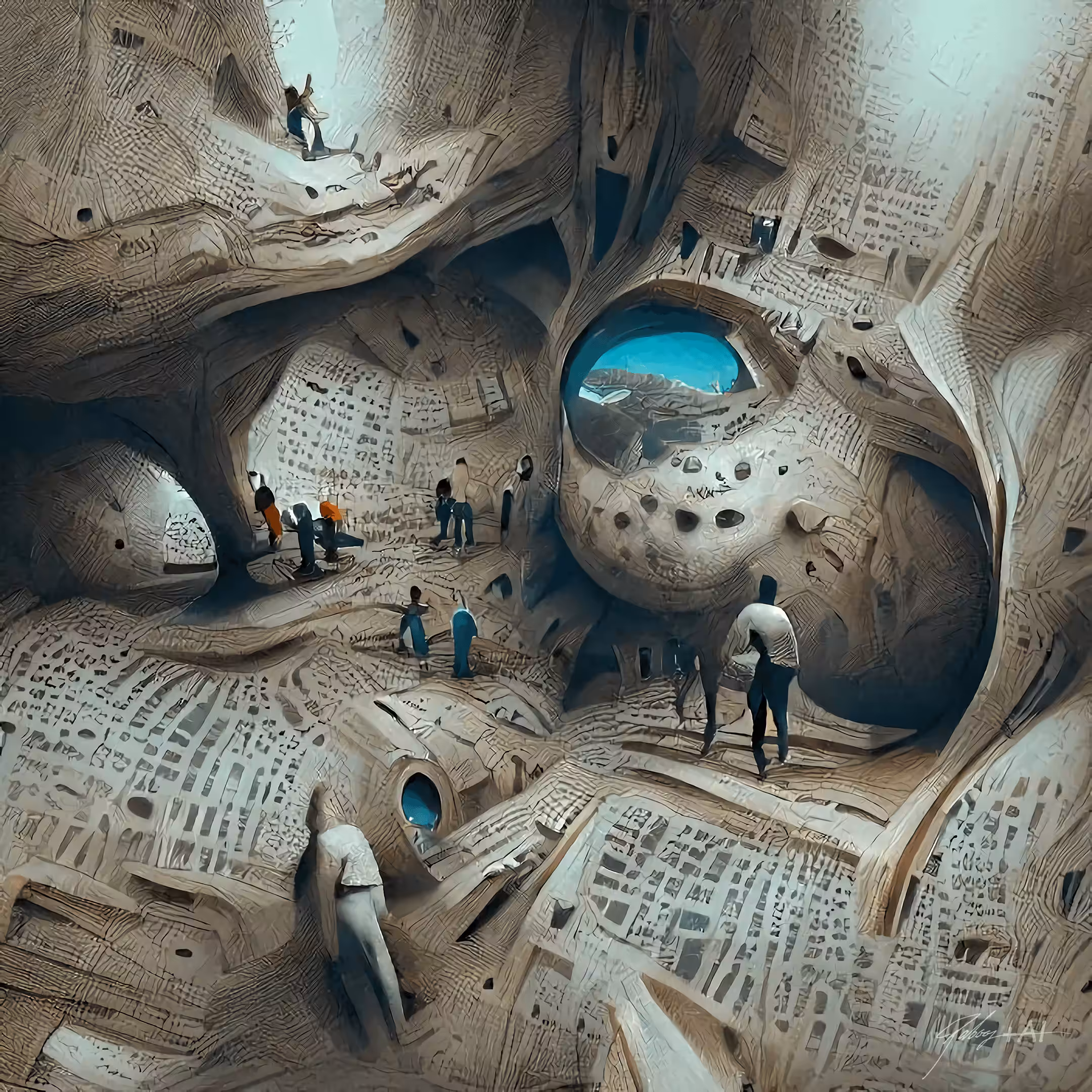 4 dimensional Alien library