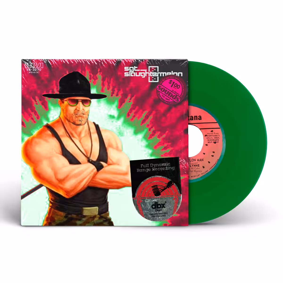 Sgt. Slaughtermelon Theme 2018 Bootleg Vinyl 7" #5/69