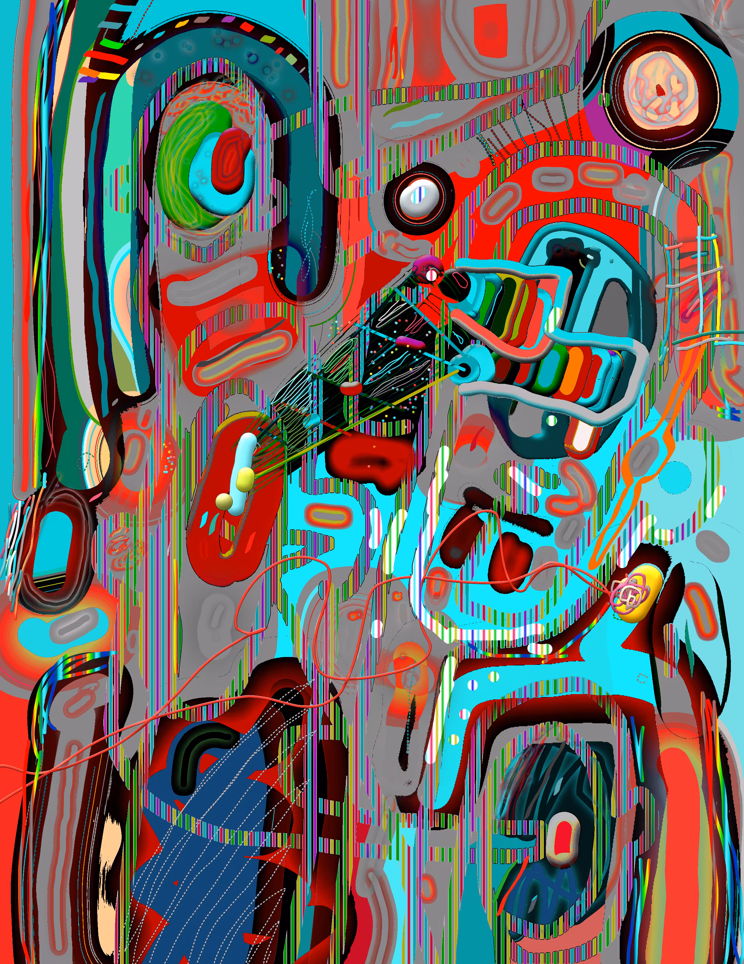 A burst of constructive thinking: Mind fusion (red)