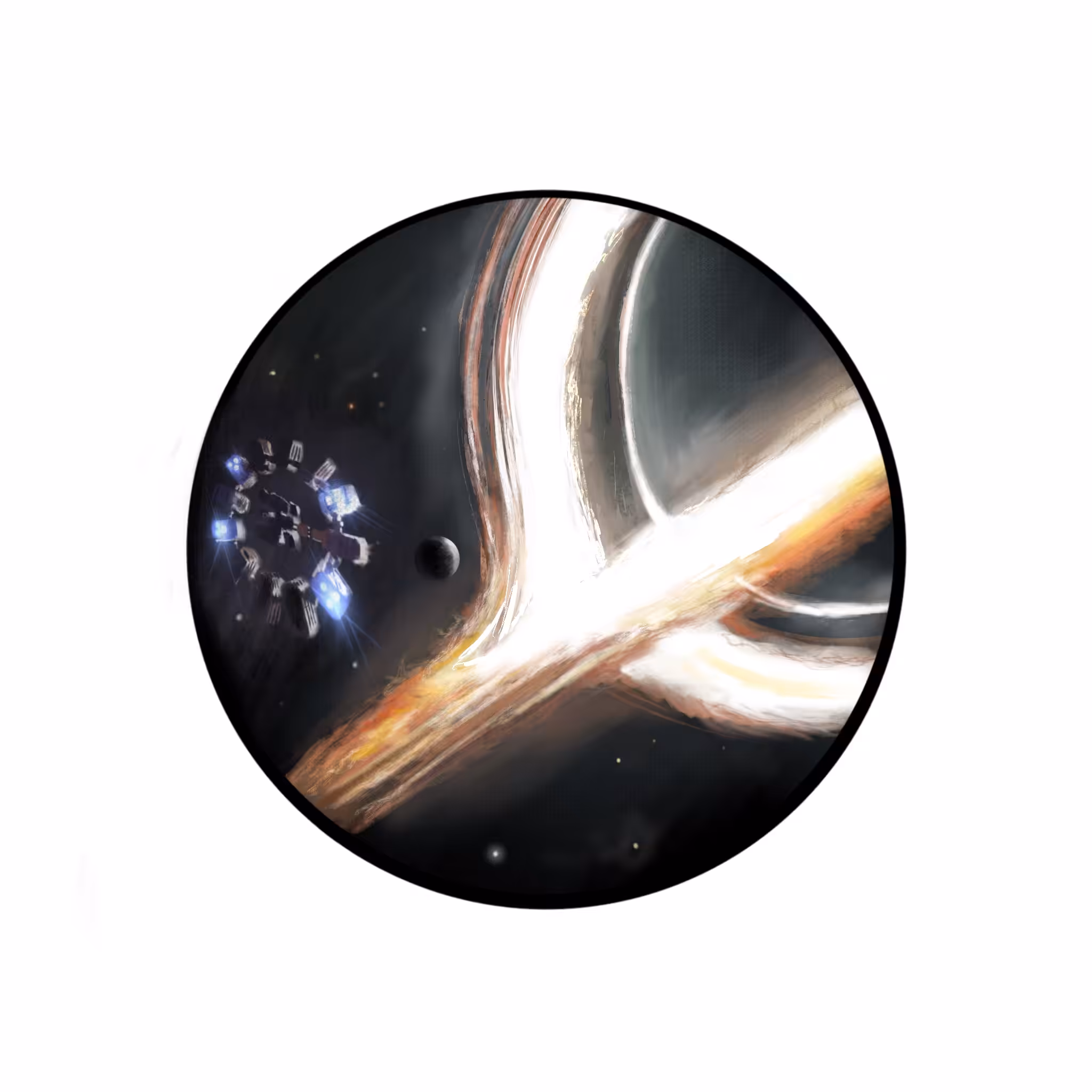 Orbiting Gargantua
