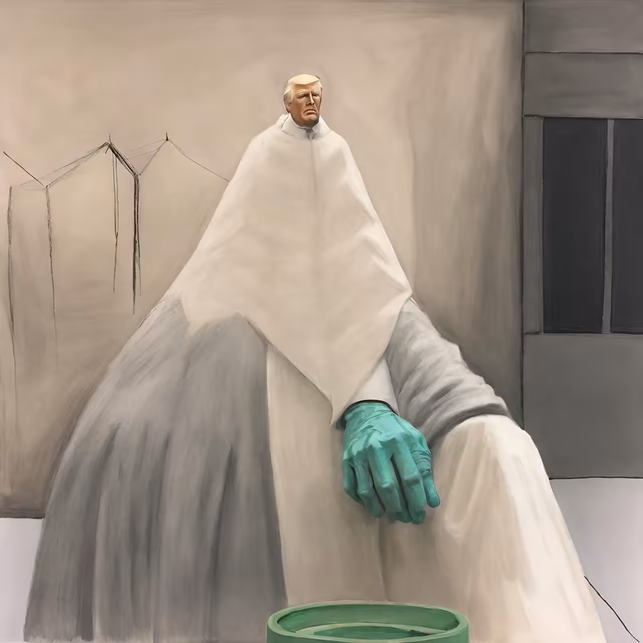 El showcito: un hombre monaguillo en la peluquería