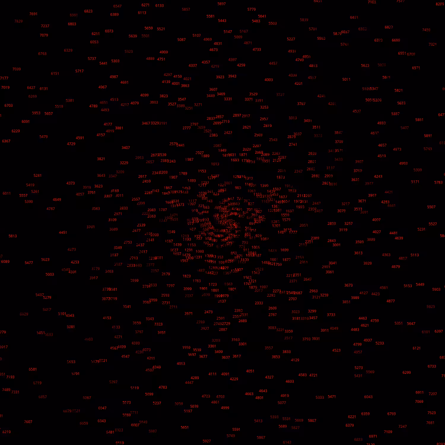 Polar Plot of Numbers #16