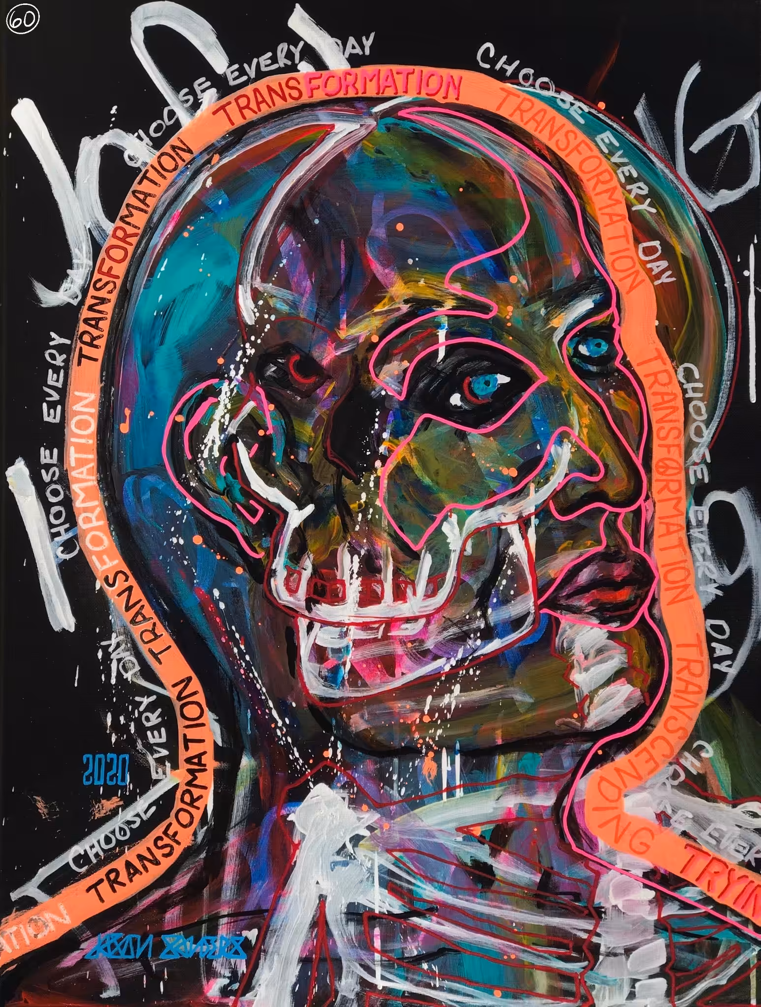 DrainedEye Skull #60: 'CHOOSE EVERY DAY'