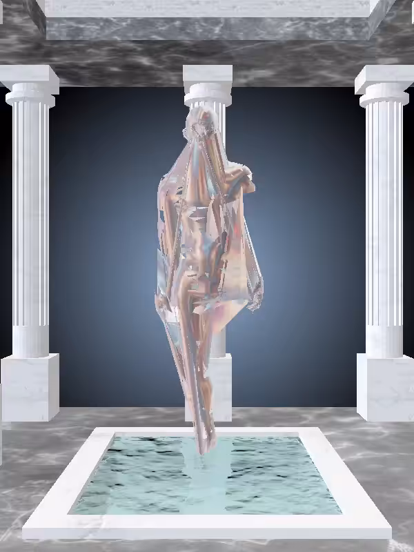HeavenComputer: The Loser Holographic Glow Man #5138