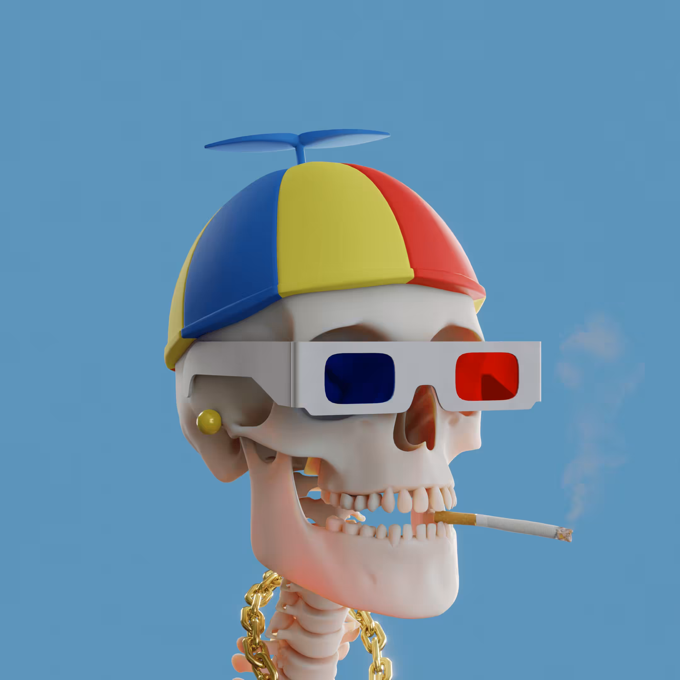 3D Skull Punks: Skull Punk #44